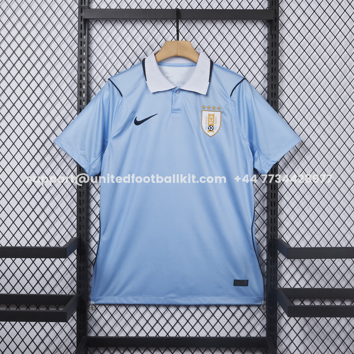 Unitedfootballkit.com | Uruguay 2026 Home Jersey - Fans Version -Customize Name, Number and Patch | Worldwide Shipping
