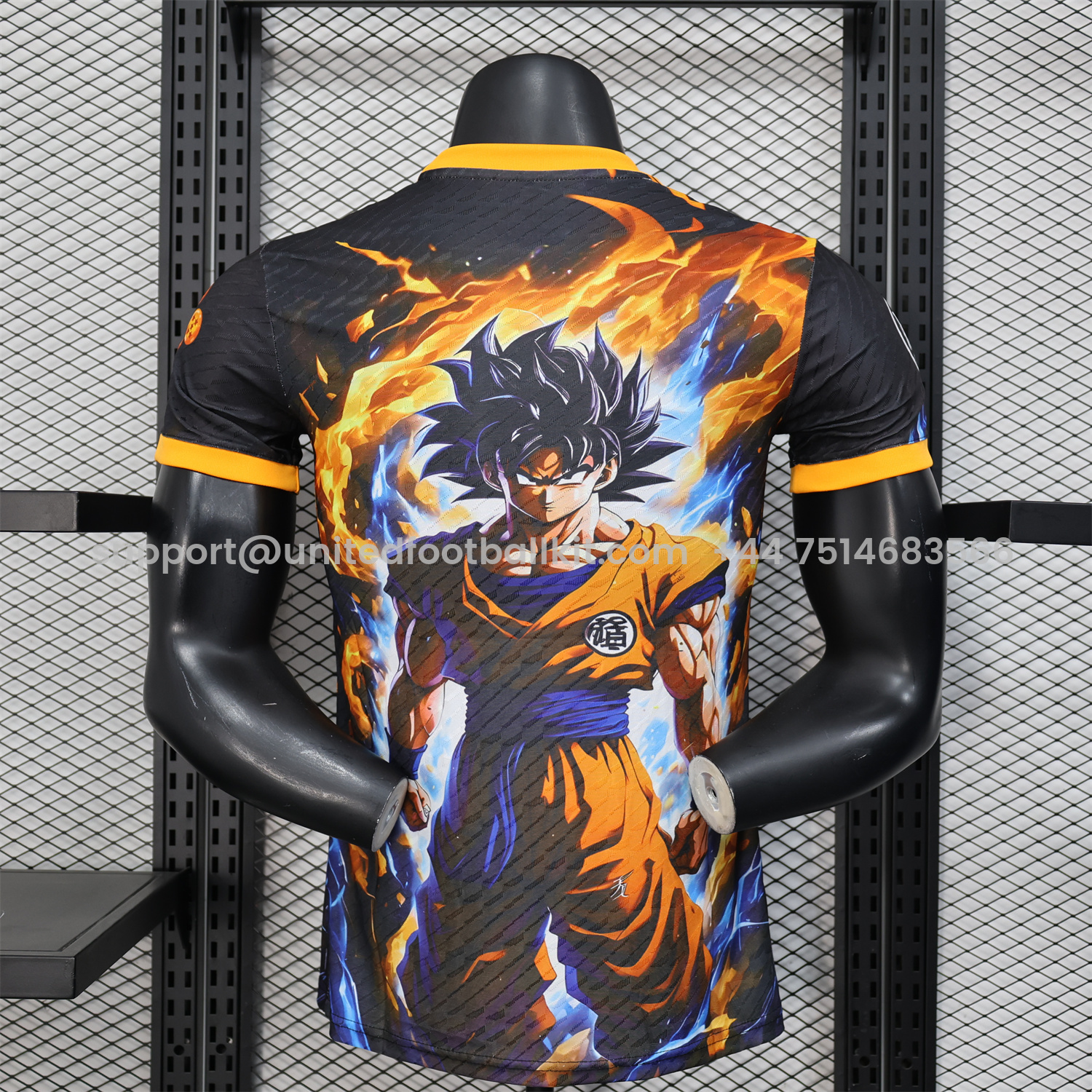 Unitedfootballkit.com | Japan 25-26 Goku Fighting Form Black Special Jersey - Player Version -Customize Name, Number and Patch | Worldwide Shipping