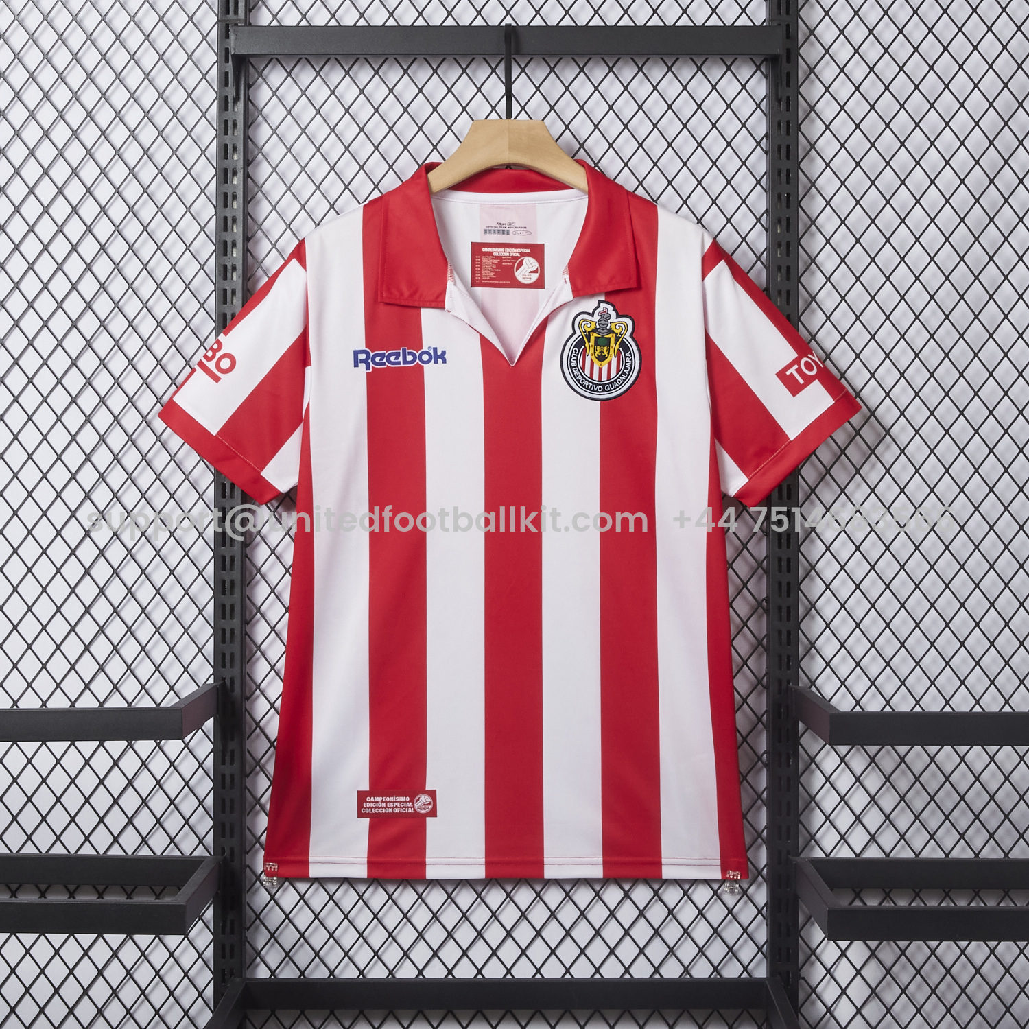 Unitedfootballkit.com | Retro Chivas de Guadalajara 2007-08 Champion Special Jersey -Customize Name, Number and Patch | Worldwide Shipping