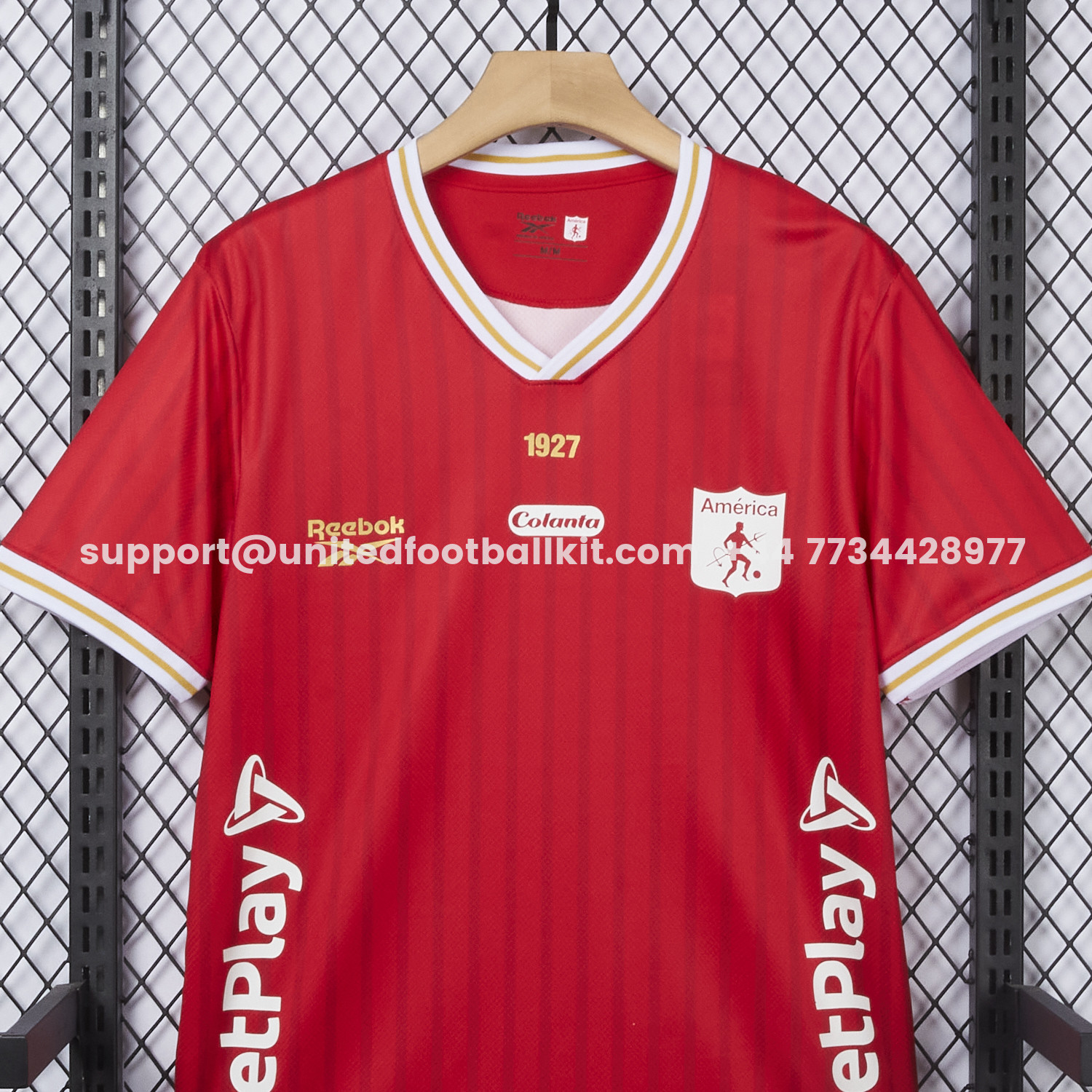 Unitedfootballkit.com | America de Cali 2026 Home Jersey - Fans Version -Customize Name, Number and Patch | Worldwide Shipping