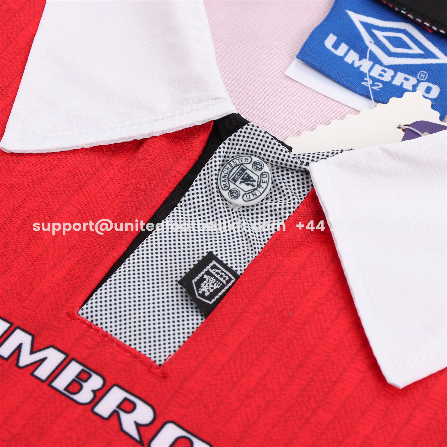 Unitedfootballkit.com | Retro Manchester United 1996-97 Home Kids Kit -Customize Name, Number and Patch | Worldwide Shipping