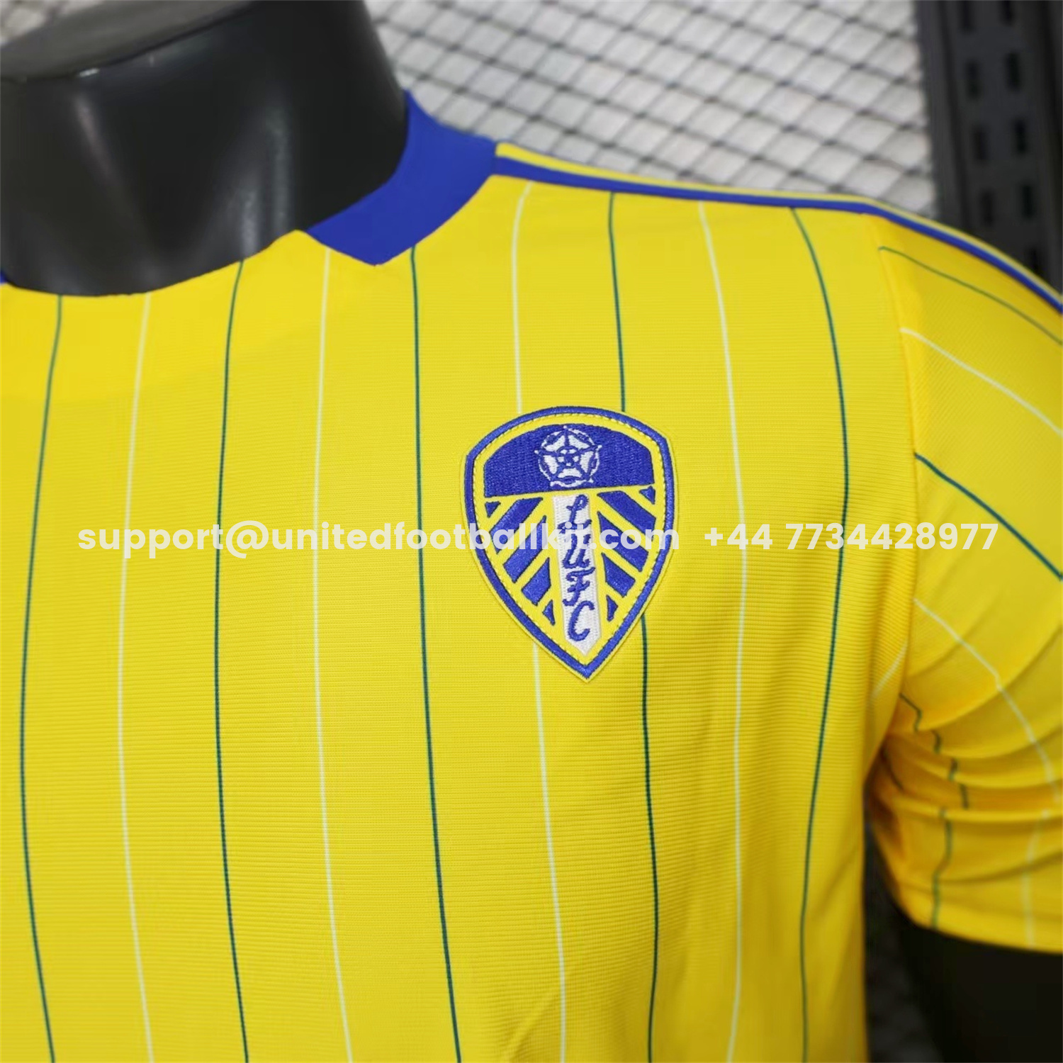 Unitedfootballkit.com | Leeds United 25-26 Icon Travel Special Edition Yellow Jersey - Player Version -Customize Name, Number and Patch | Worldwide Shipping
