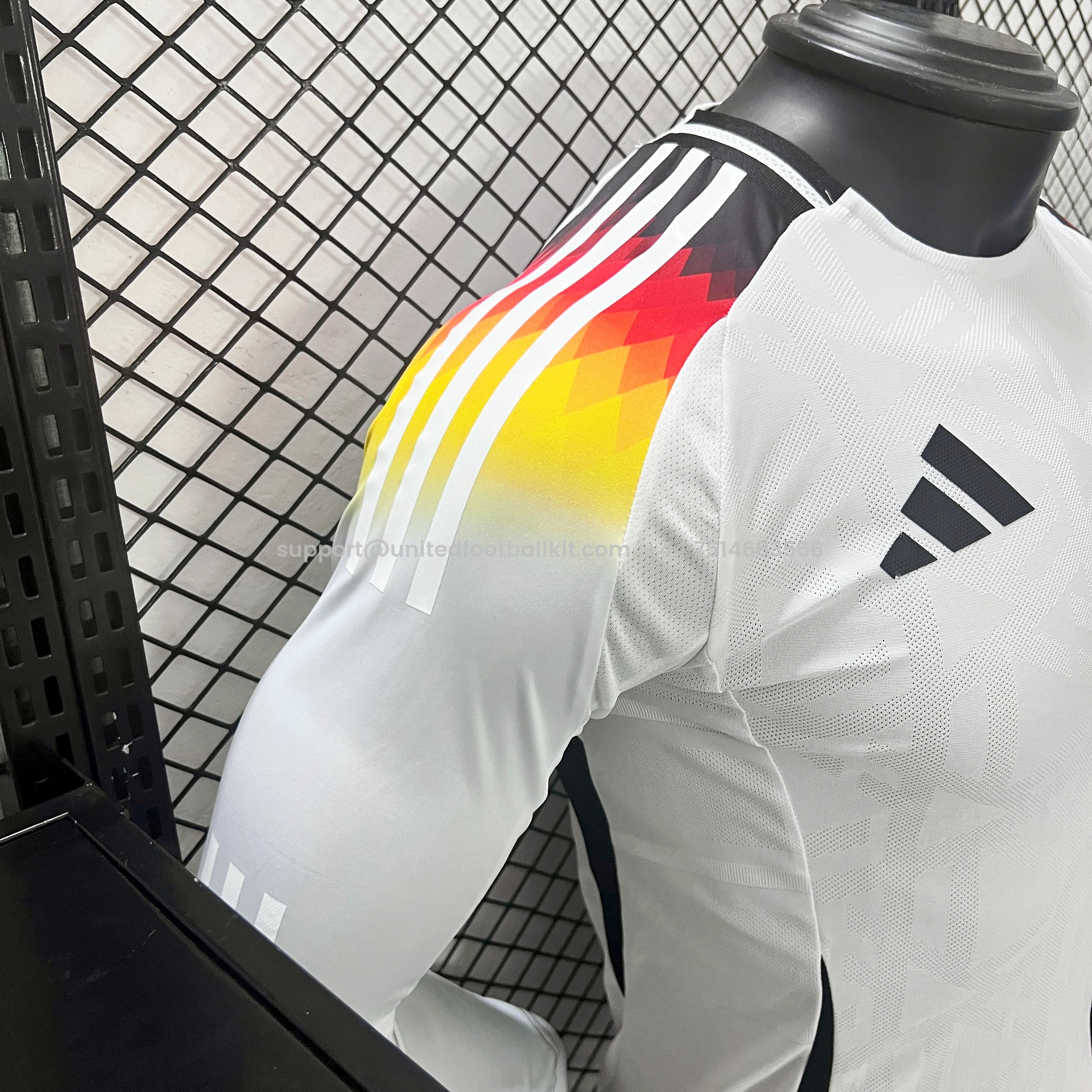 Unitedfootballkit.com | Germany 2024 Home Long Sleeve Jersey - Player Version -Customize Name, Number and Patch | Worldwide Shipping