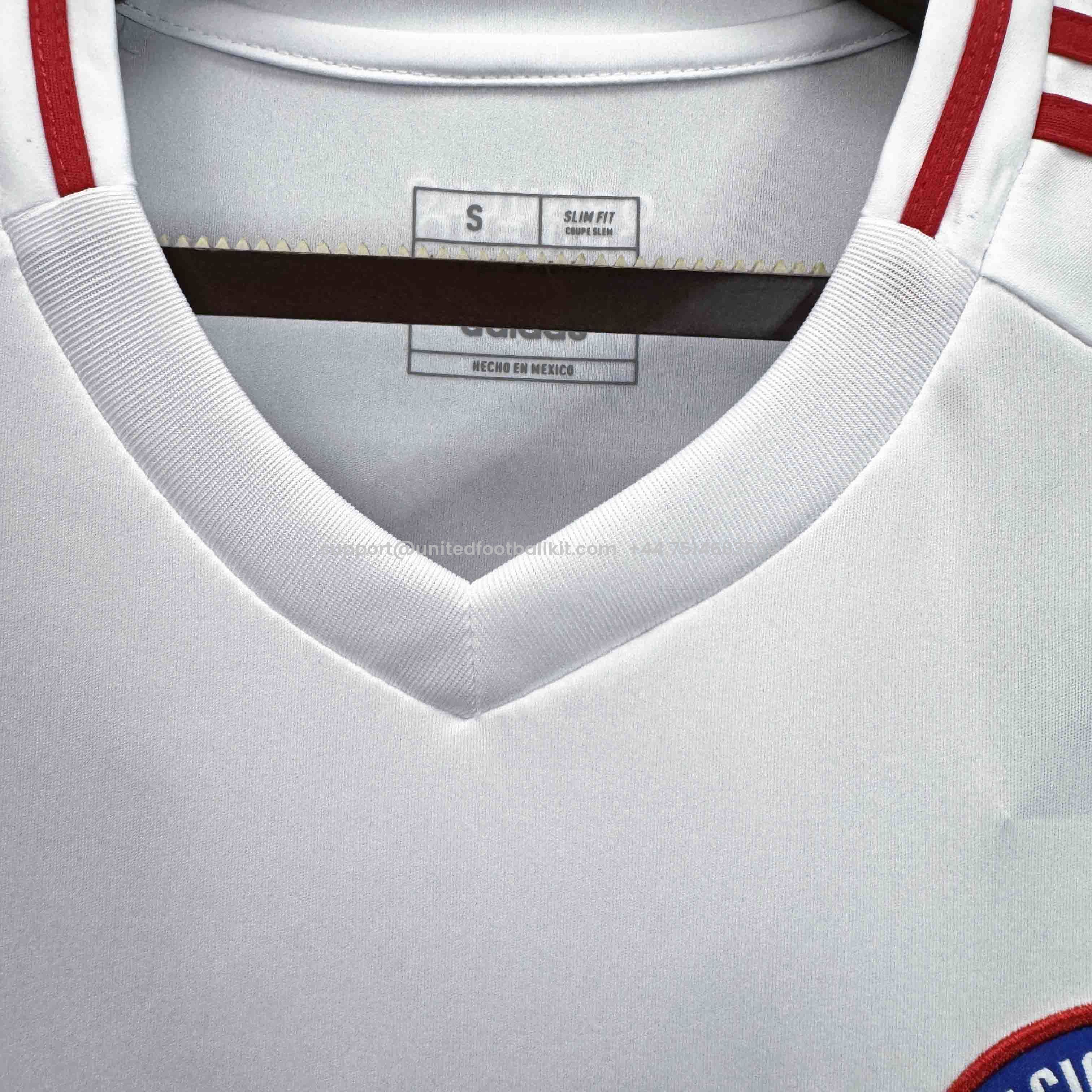 Unitedfootballkit.com | Chile 2024 Away Stadium Jersey - Fans Version -Customize Name, Number and Patch | Worldwide Shipping