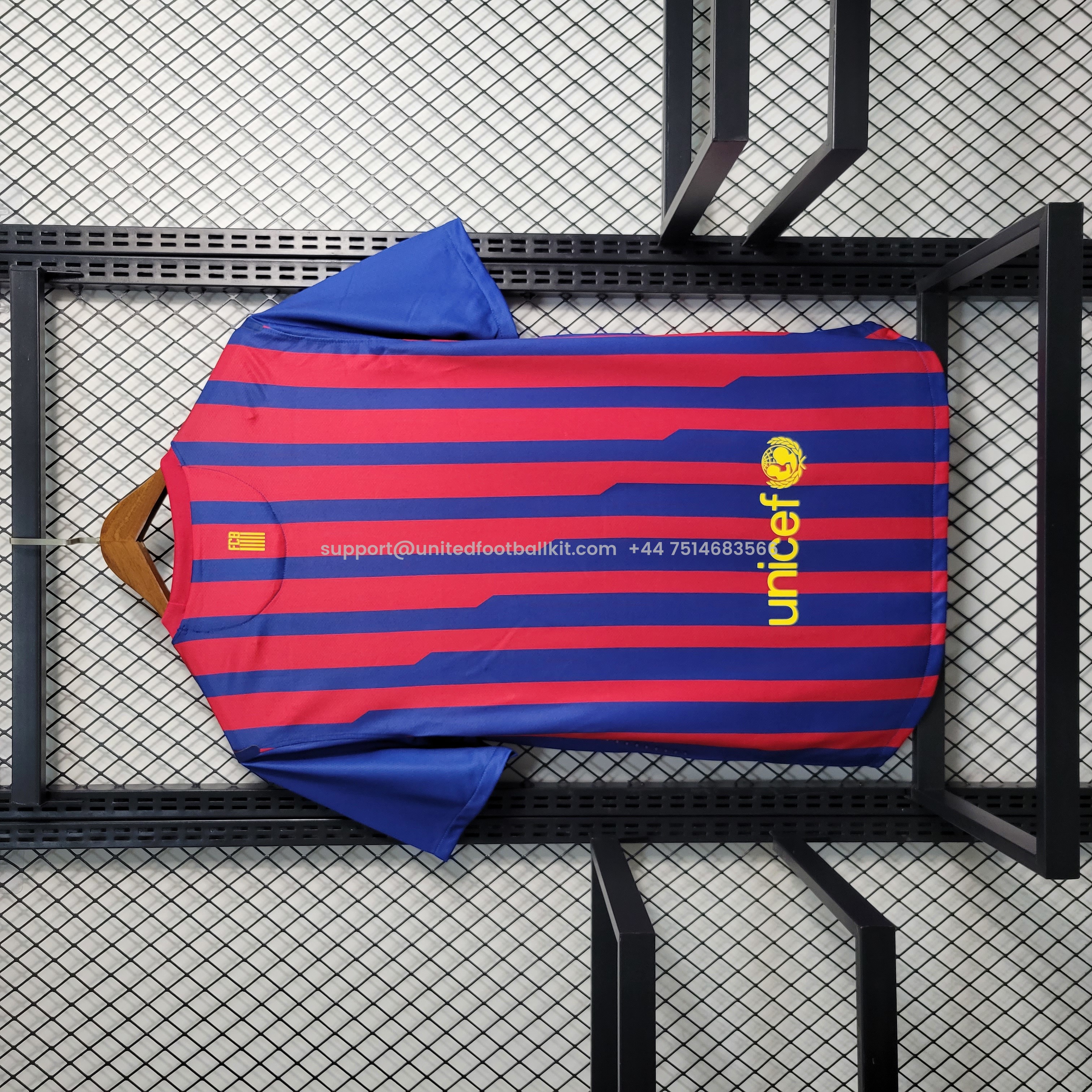 Unitedfootballkit.com | Retro Barcelona 11-12 Home Stadium Jersey -Customize Name, Number and Patch | Worldwide Shipping
