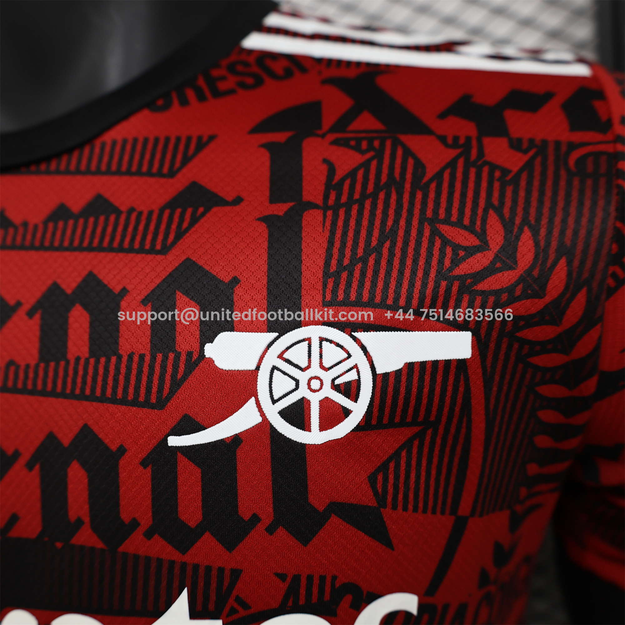 Unitedfootballkit.com | Arsenal 24-25 Red 1986 Special Edition Jersey - Player Version -Customize Name, Number and Patch | Worldwide Shipping