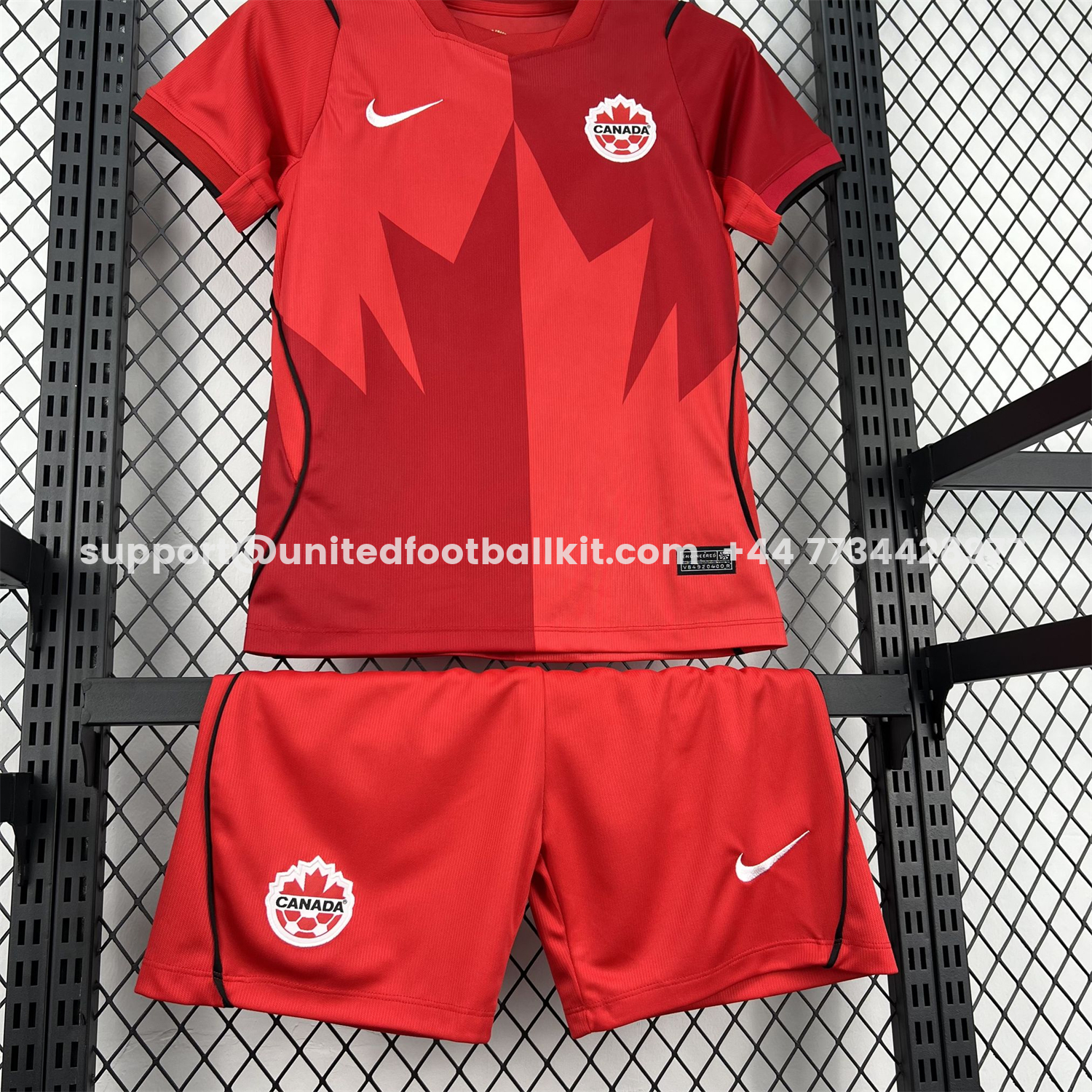Unitedfootballkit.com | Canada 2026 Home Kids Kit -Customize Name, Number and Patch | Worldwide Shipping