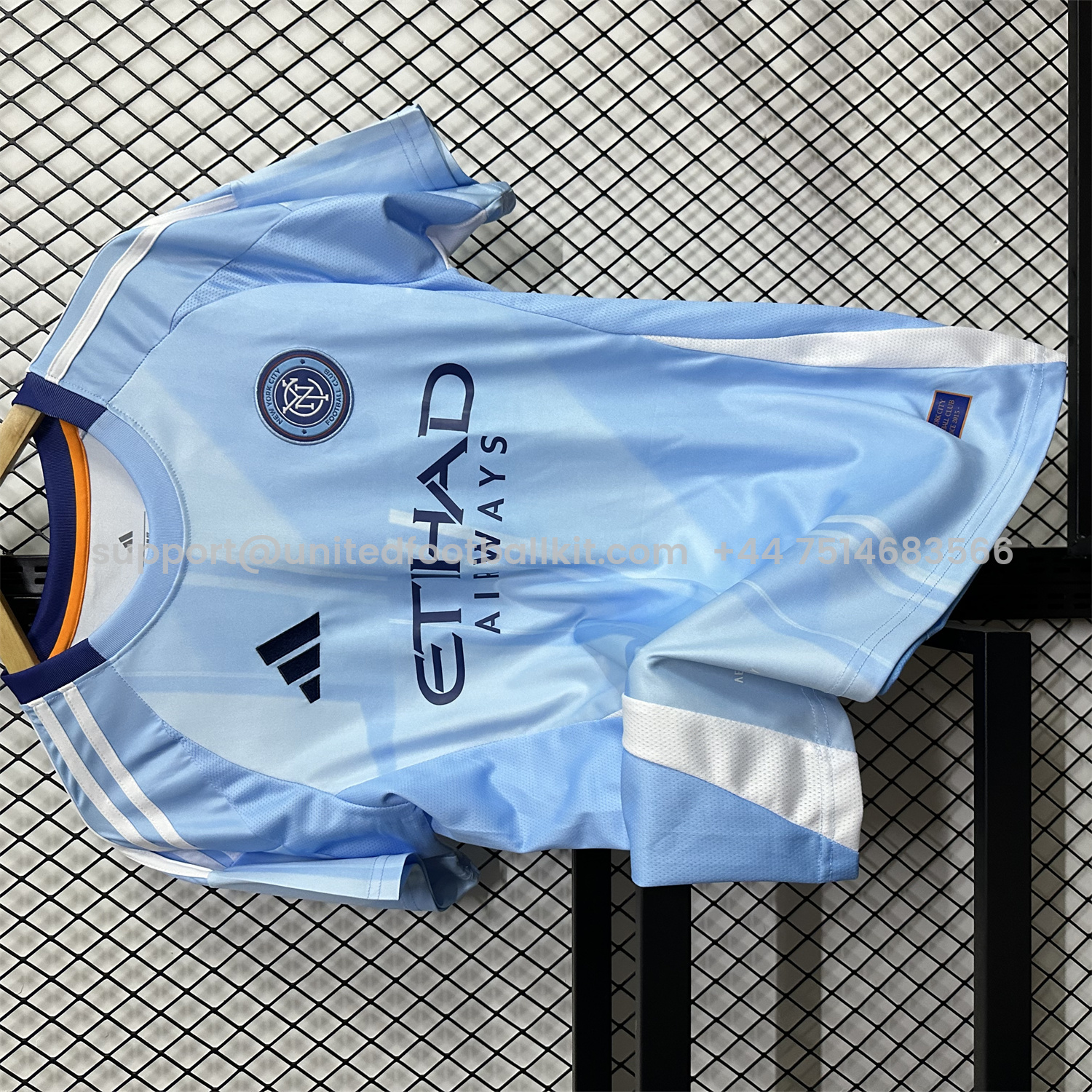 Unitedfootballkit.com | New York City 2025 Home Jersey - Fans Version -Customize Name, Number and Patch | Worldwide Shipping