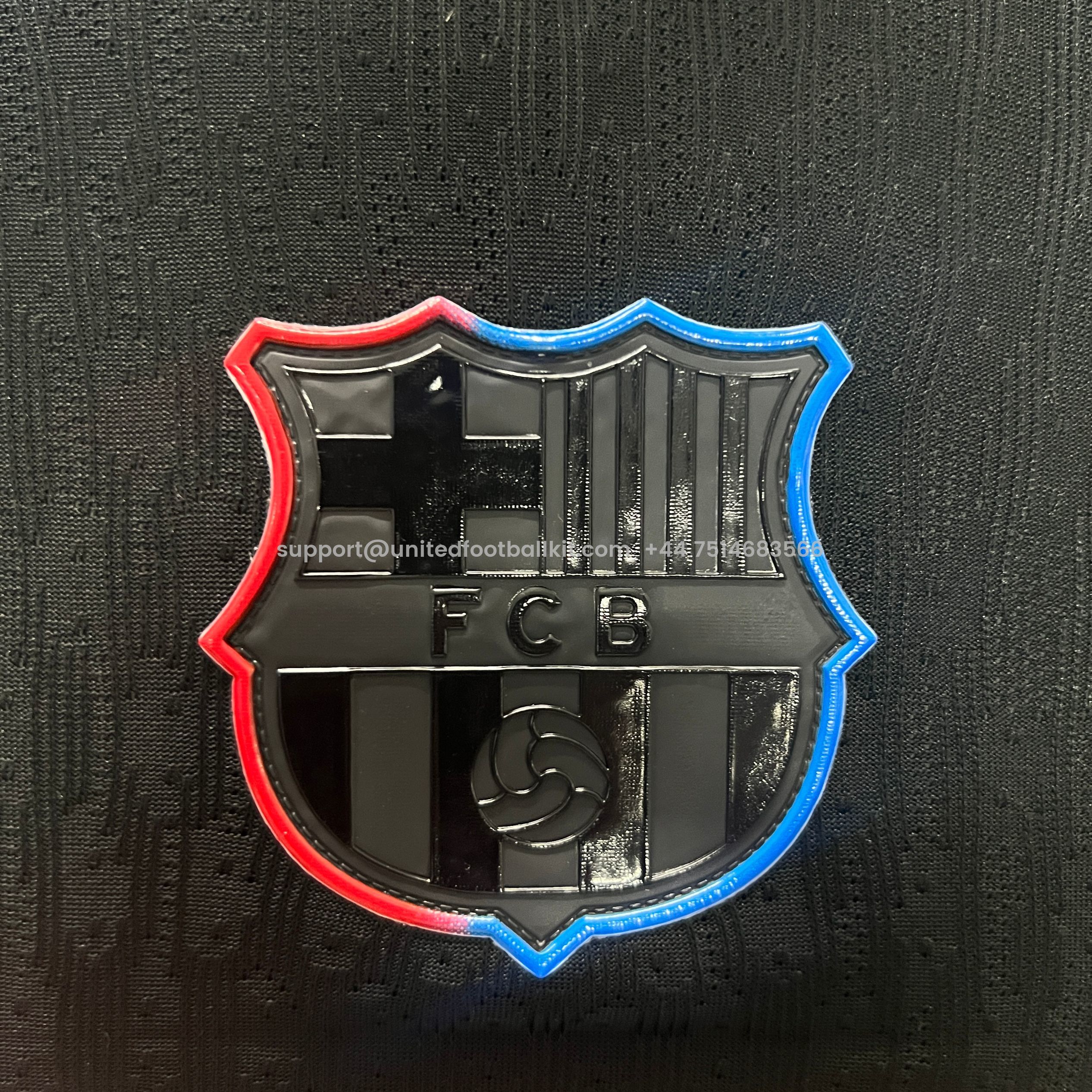 Unitedfootballkit.com | Barcelona 24-25 Away Long Sleeve Jersey - Player Version -Customize Name, Number and Patch | Worldwide Shipping