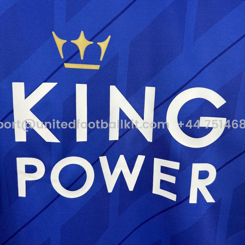 Unitedfootballkit.com | Retro Leicester City 2018-19 Home Jersey -Customize Name, Number and Patch | Worldwide Shipping