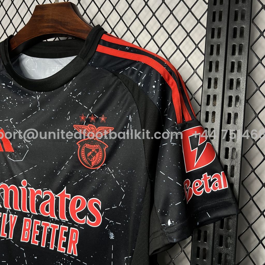 Unitedfootballkit.com | Benfica 24-25 Away Jersey - Fans Version -Customize Name, Number and Patch | Worldwide Shipping