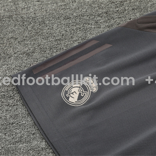 Unitedfootballkit.com | Real Madrid 24-25 Short-Sleeve Training Set - Apricot -Customize Name, Number and Patch | Worldwide Shipping