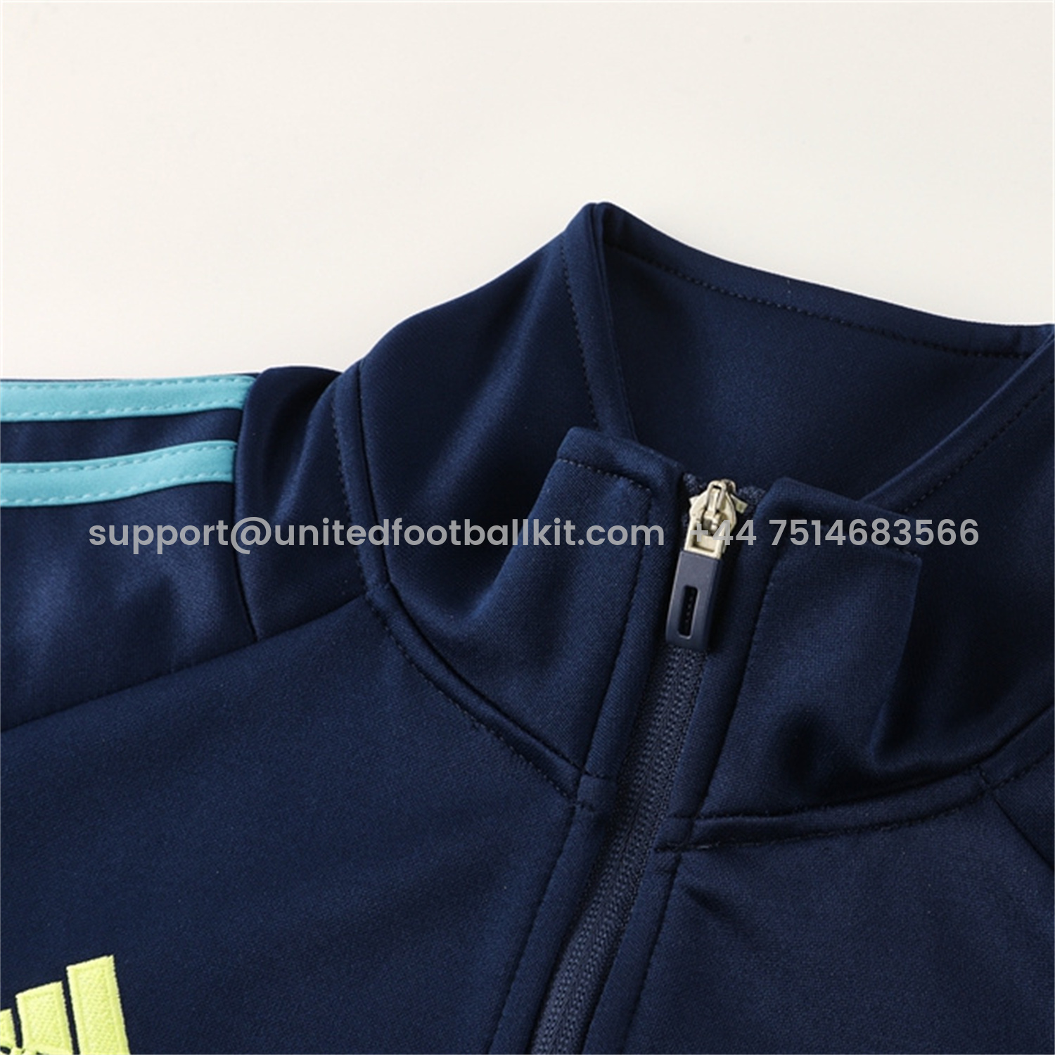 Unitedfootballkit.com | Ajax 24-25 Jacket Training Tracksuit - Royal Bule Jackets & Pants -Customize Name, Number and Patch | Worldwide Shipping