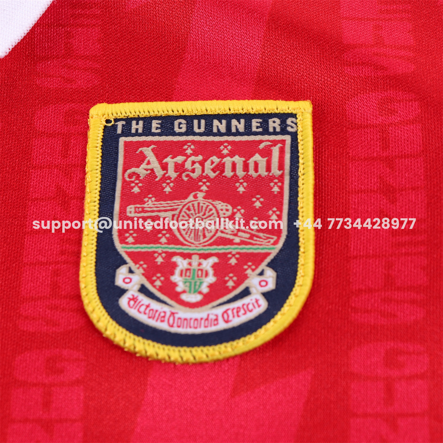 Unitedfootballkit.com | Retro Arsenal 1994-95 Home Kids Kit -Customize Name, Number and Patch | Worldwide Shipping