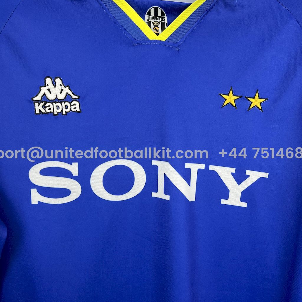Unitedfootballkit.com | Retro Juventus 1996-97 Away Long Sleeves Jersey -Customize Name, Number and Patch | Worldwide Shipping