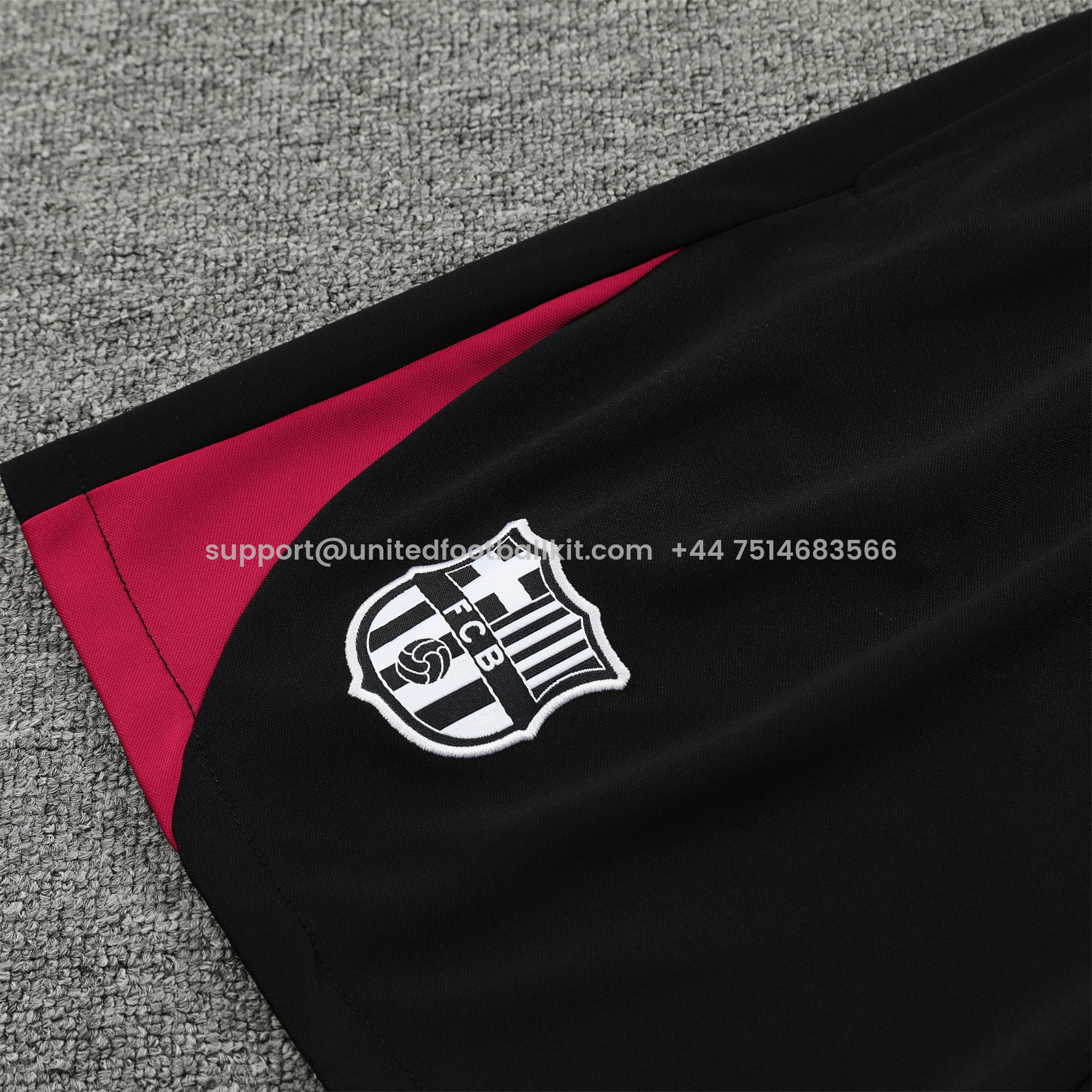 Unitedfootballkit.com | Barcelona 24-25 Training Vest Suit - Gold -Customize Name, Number and Patch | Worldwide Shipping