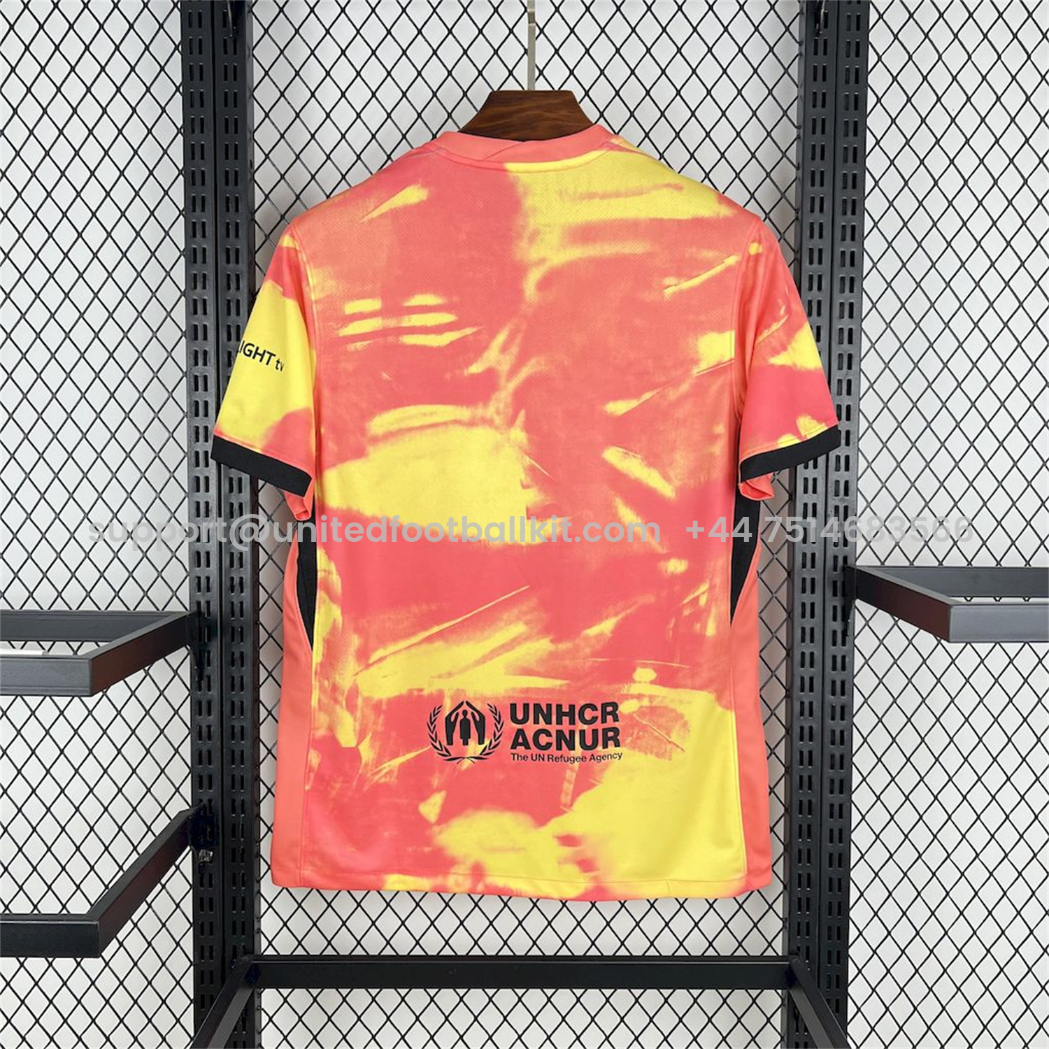 Unitedfootballkit.com | Barcelona 25-26 Yellow and Orange Camouflage Jersey - Fans Version -Customize Name, Number and Patch | Worldwide Shipping