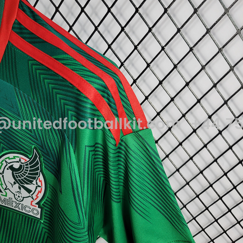 Unitedfootballkit.com | Mexico 22-23 Home Stadium Jersey - Fans Version -Customize Name, Number and Patch | Worldwide Shipping
