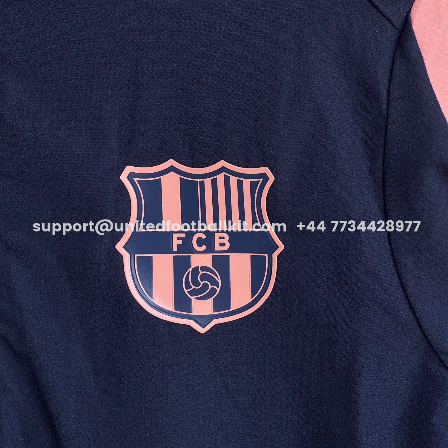 Unitedfootballkit.com | Barcelona 25-26 Windbreaker Training Set - Blue With Pink Black Top and Pants -Customize Name, Number and Patch | Worldwide Shipping
