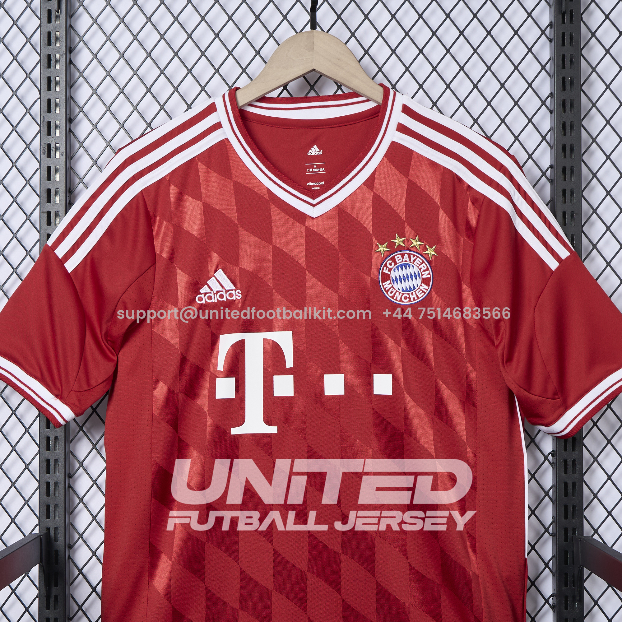 Unitedfootballkit.com | Retro Bayern Munich 13-14 Home Jersey -Customize Name, Number and Patch | Worldwide Shipping