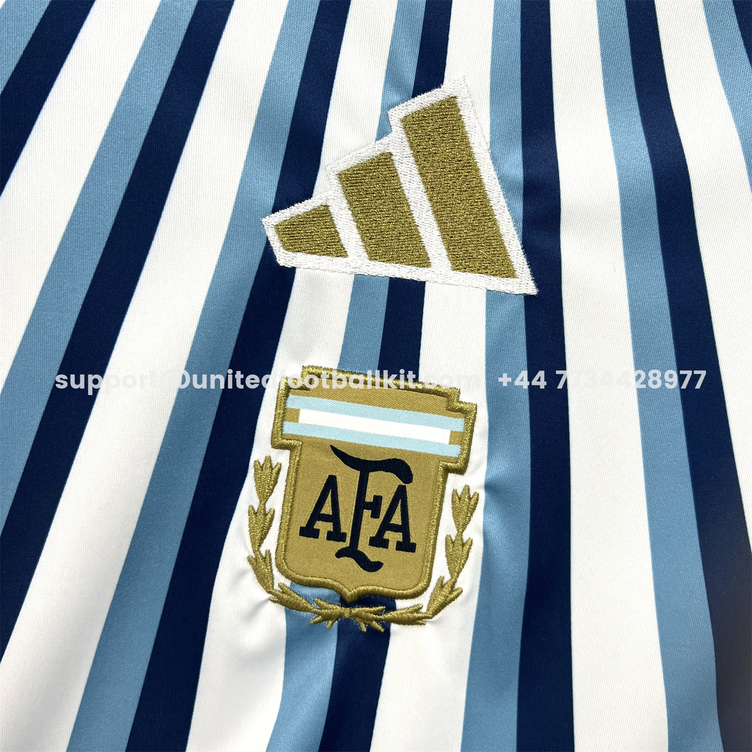 Unitedfootballkit.com | Argentina 2026 Blue Rays Pre-Match Training Kit - Fans Version -Customize Name, Number and Patch | Worldwide Shipping