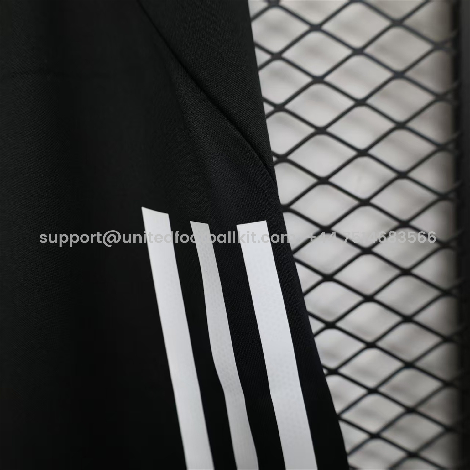 Unitedfootballkit.com | Manchester United 25-26 Home Black Shorts - Player Version -Customize Name, Number and Patch | Worldwide Shipping