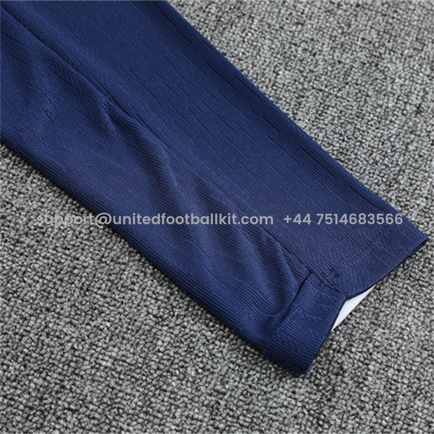 Unitedfootballkit.com | Paris Saint-Germain PSG 25-26 Long Sleeves Training Set - Royal Blue Top & Royal Blue Pants -Customize Name, Number and Patch | Worldwide Shipping