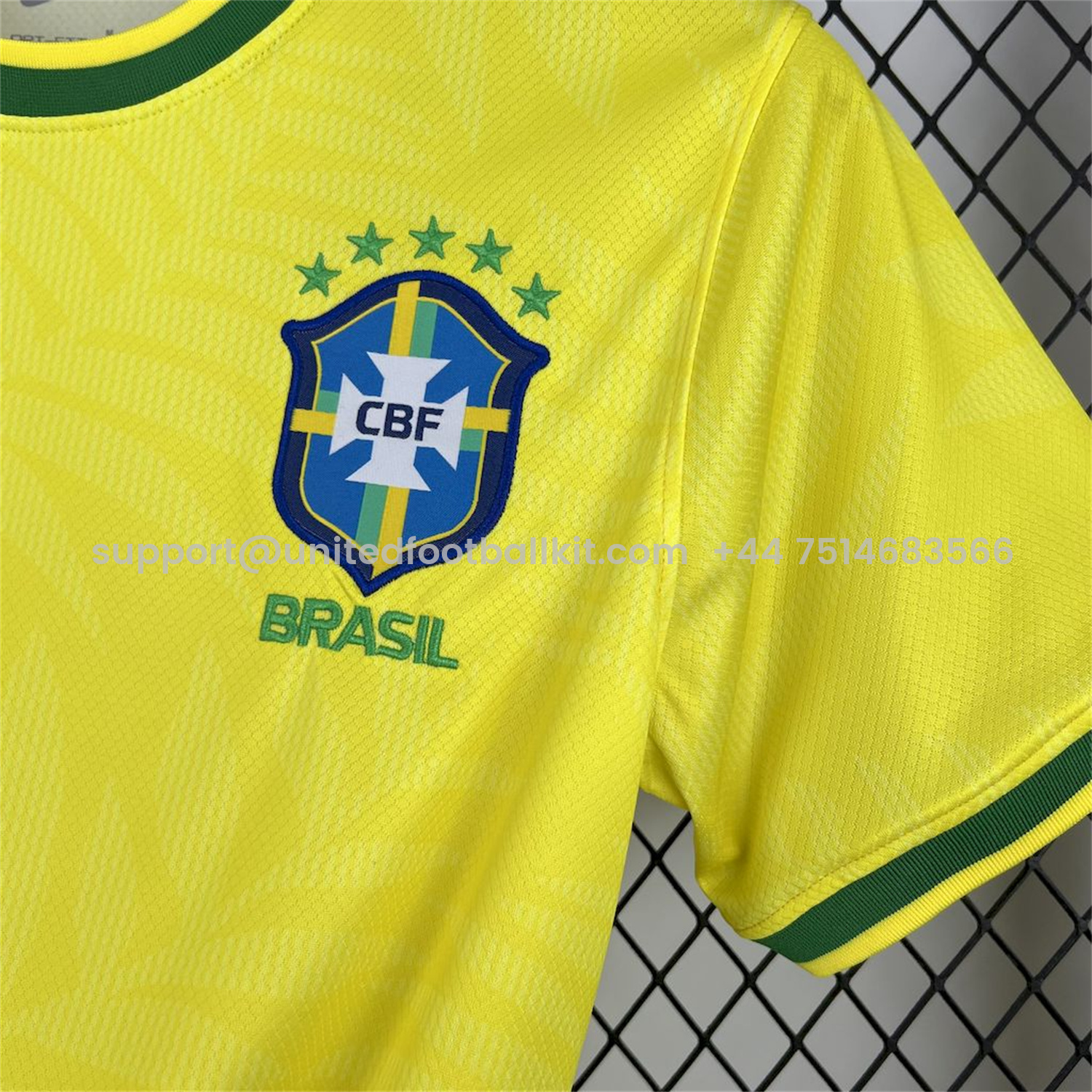Unitedfootballkit.com | Brazil 25-26 Green Dove Yellow Jersey - Fans Version -Customize Name, Number and Patch | Worldwide Shipping