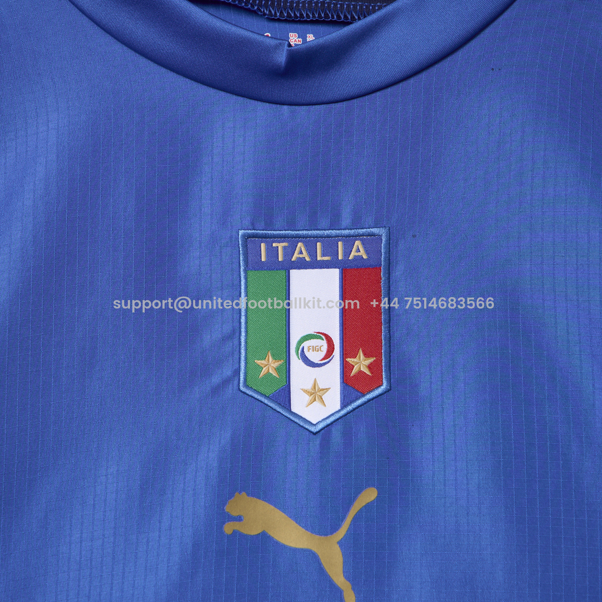 Unitedfootballkit.com | Retro Italy 2006 Home Stadium Jersey -Customize Name, Number and Patch | Worldwide Shipping