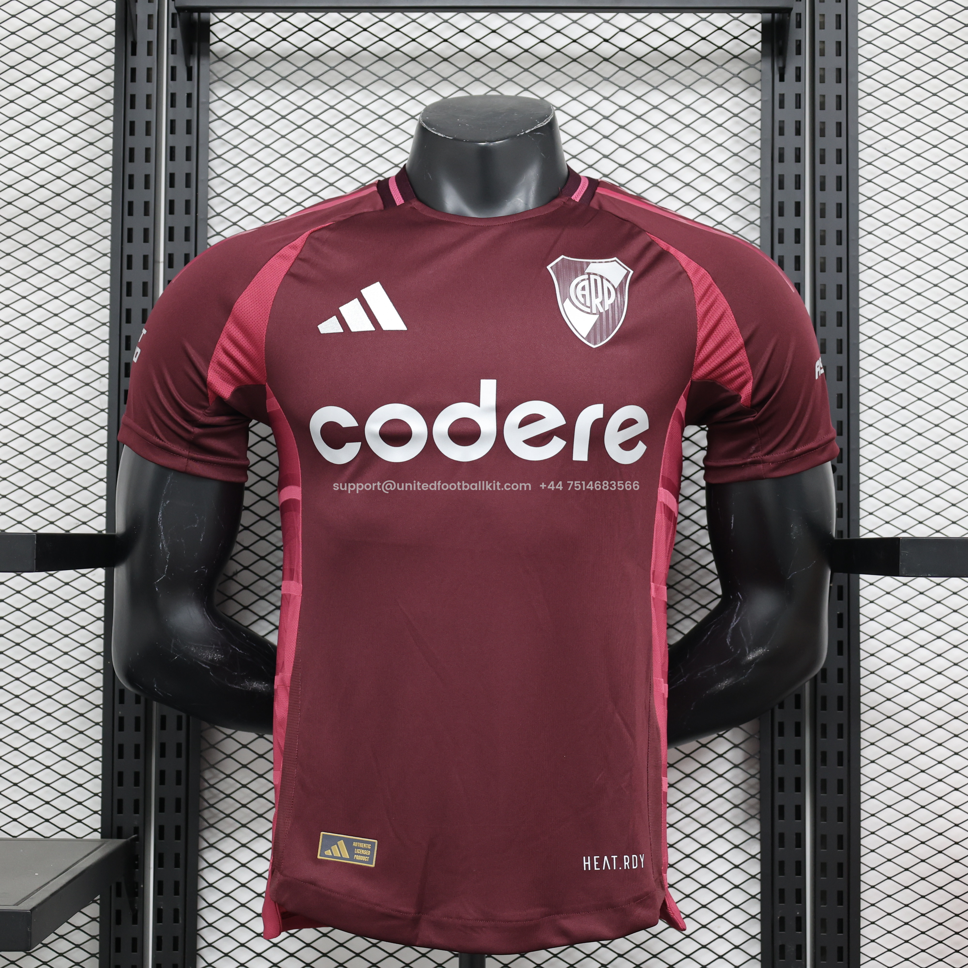 Unitedfootballkit.com | River Plate 24-25 Away Jersey - Player Version -Customize Name, Number and Patch | Worldwide Shipping