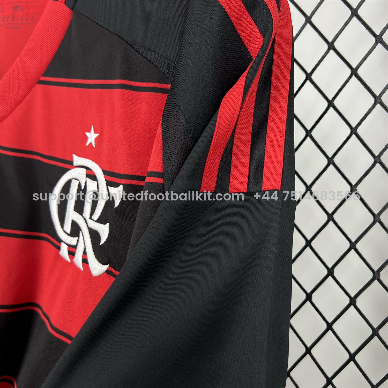 Unitedfootballkit.com | Flamengo 25-26 Home Unsponsored Jersey - Fans Version -Customize Name, Number and Patch | Worldwide Shipping