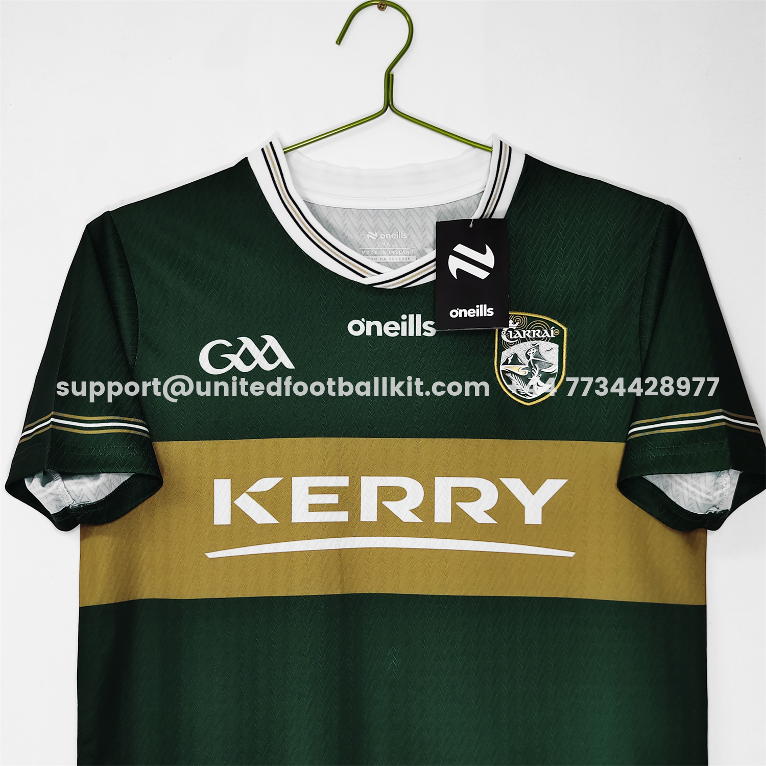 Unitedfootballkit.com | O'Neills Kerry GAA 2026 Home Jersey - Fans Version -Customize Name, Number and Patch | Worldwide Shipping