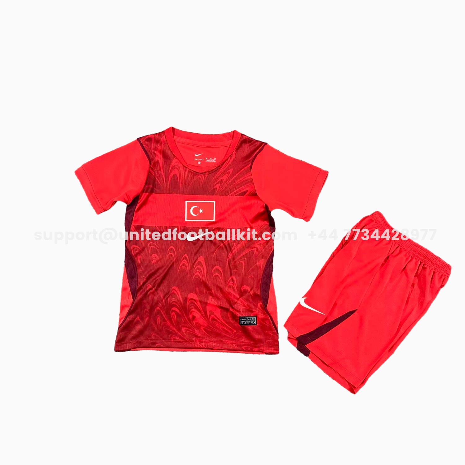 Unitedfootballkit.com | Turkey 2026 Away Kids Kit -Customize Name, Number and Patch | Worldwide Shipping