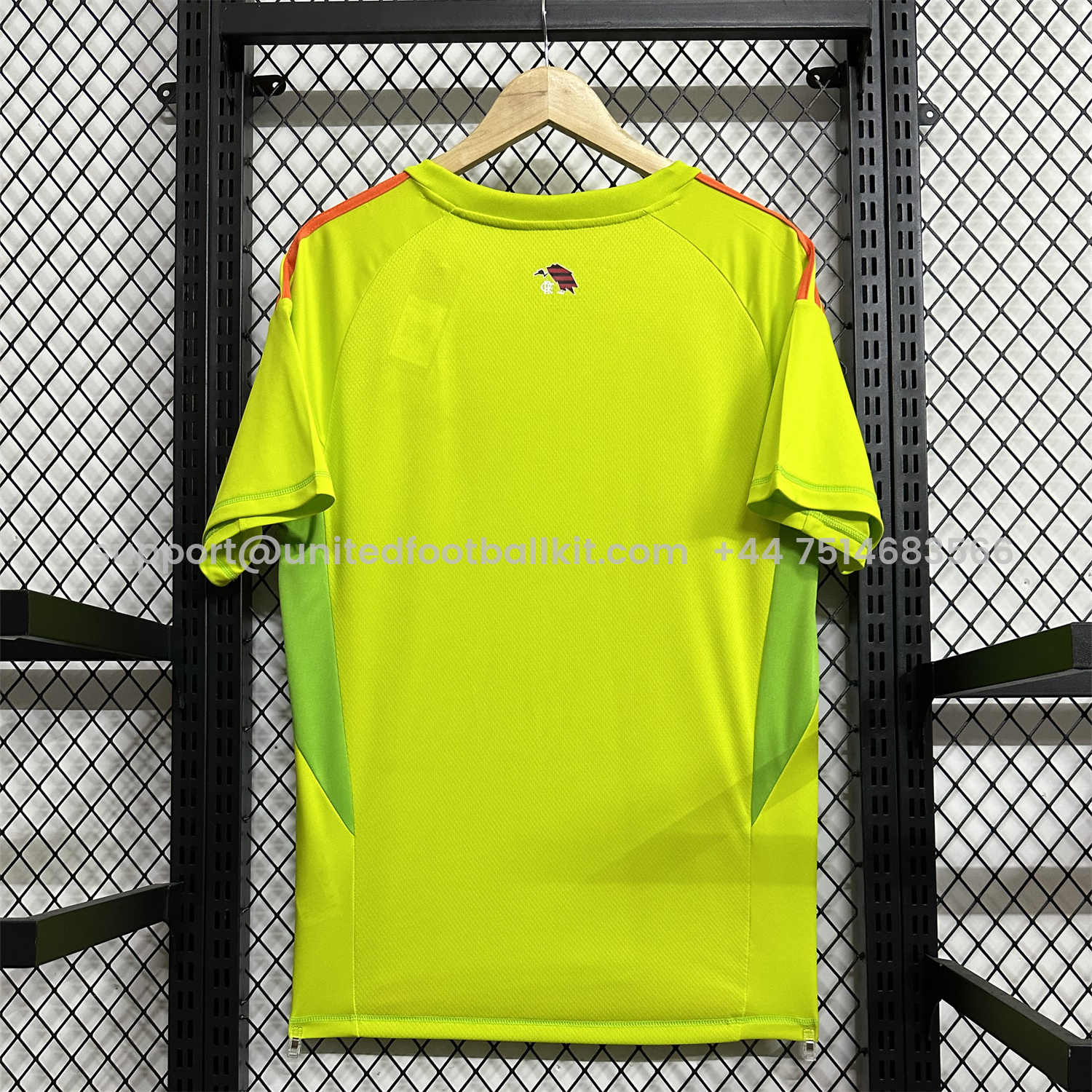 Unitedfootballkit.com | Flamengo 25-26 Yellow Green Goalkeeper Jersey - Fans Version -Customize Name, Number and Patch | Worldwide Shipping