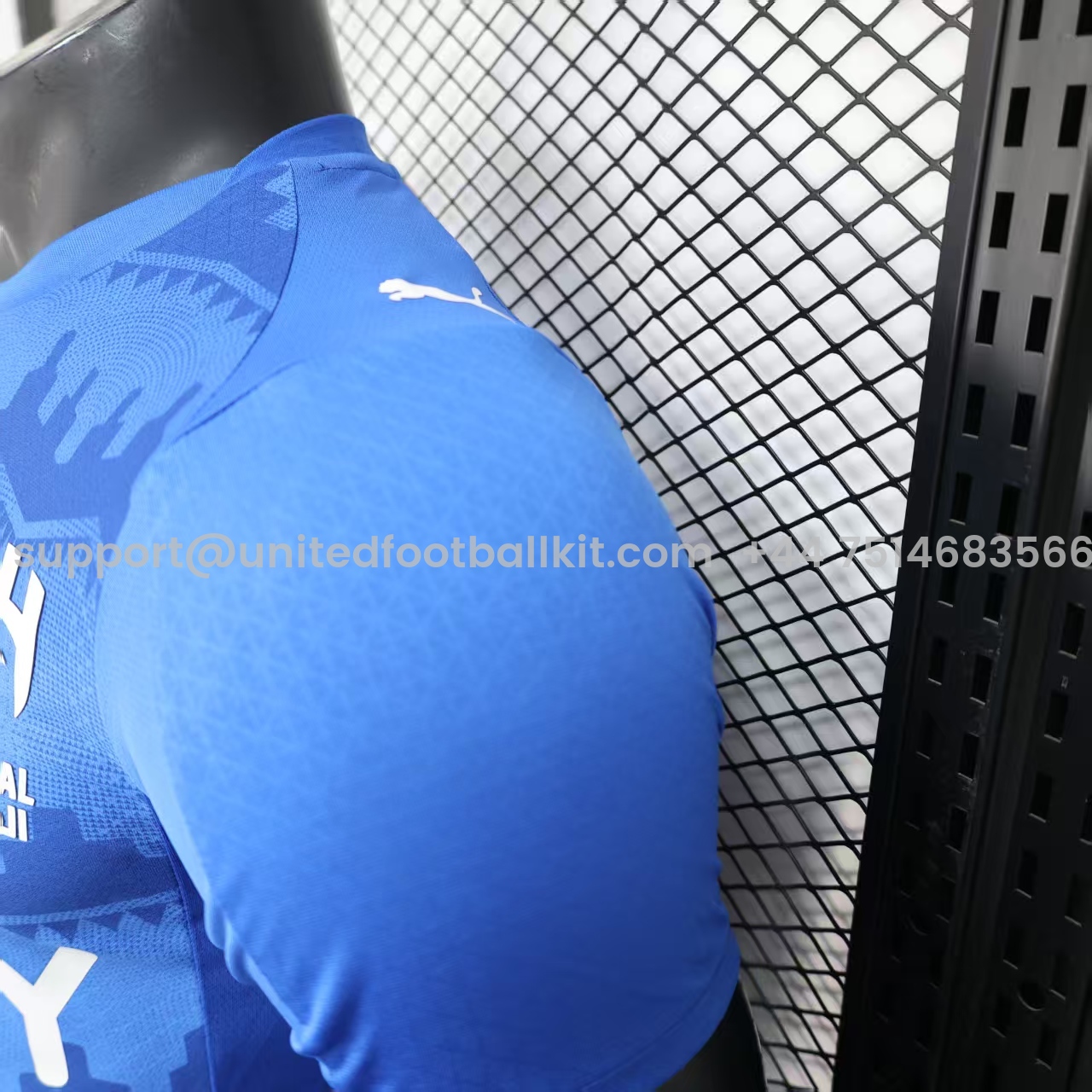 Unitedfootballkit.com | Al Hilal Riyadh Crescent 25-26 Home Blue Jersey - Player Version -Customize Name, Number and Patch | Worldwide Shipping