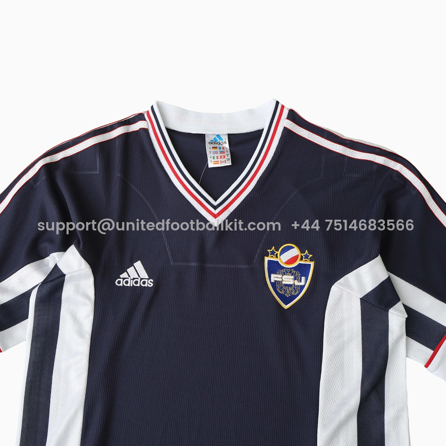 Unitedfootballkit.com | Retro Yugoslavia 1998 Home Jersey -Customize Name, Number and Patch | Worldwide Shipping
