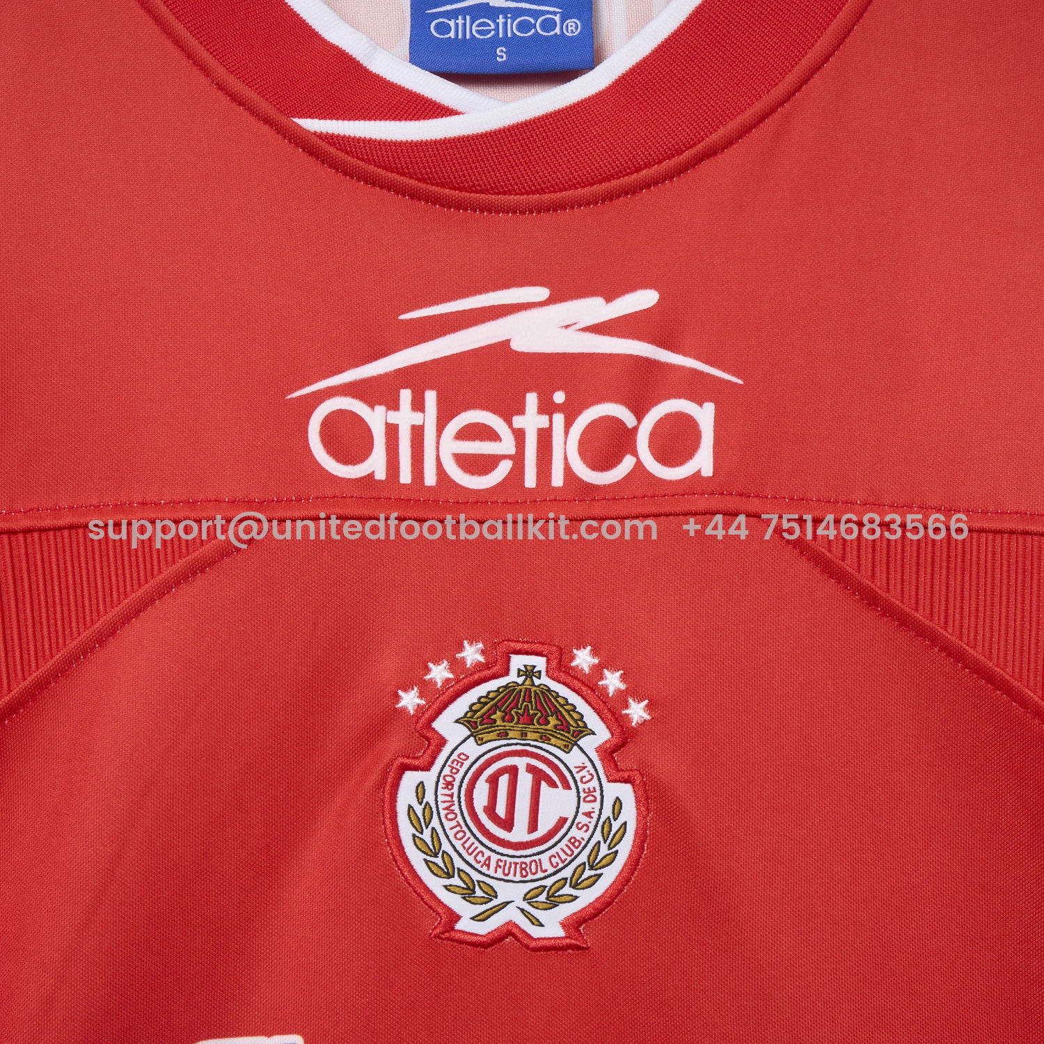 Unitedfootballkit.com | Retro Toluca 2000-01 Home Jersey -Customize Name, Number and Patch | Worldwide Shipping