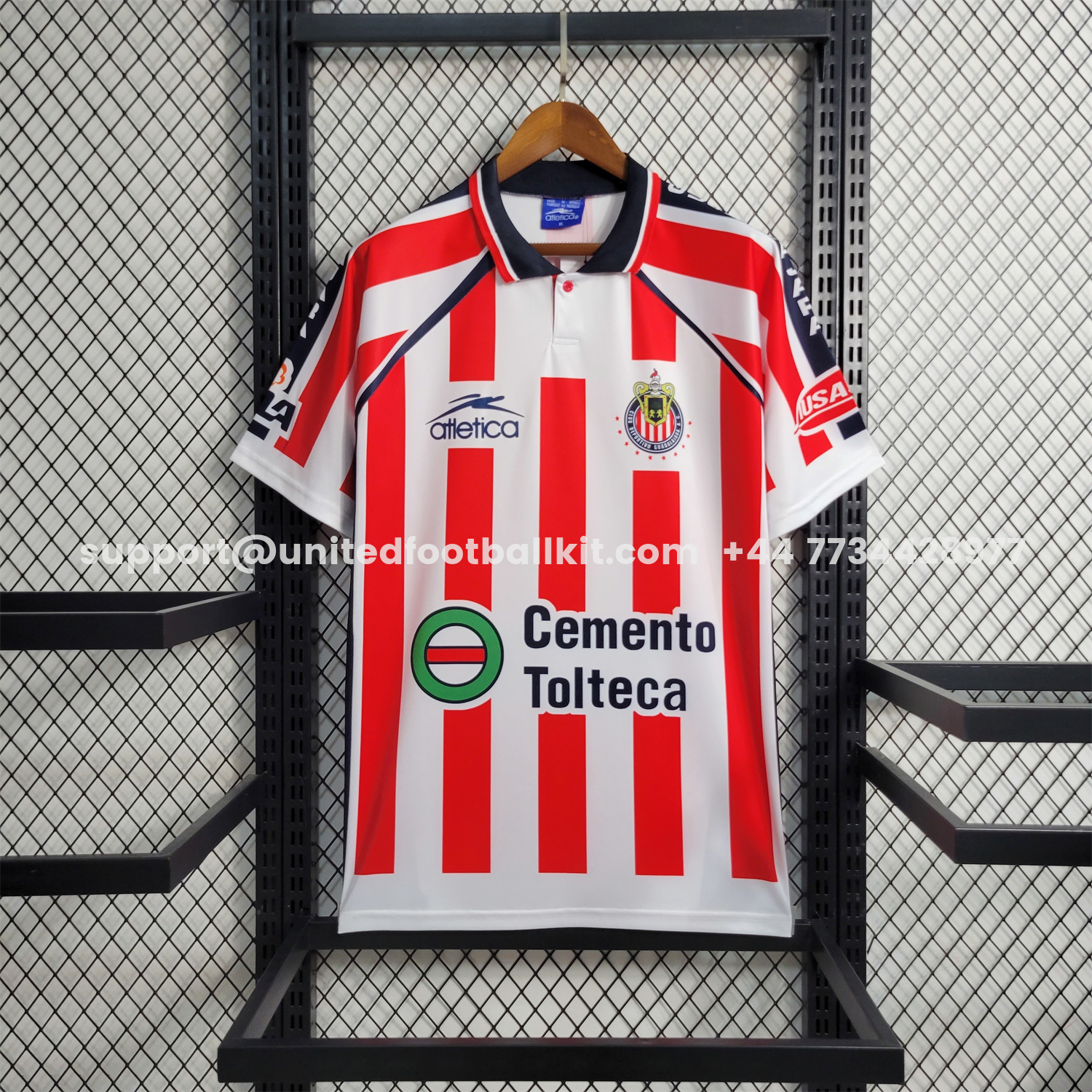 Unitedfootballkit.com | Retro Chivas de Guadalajara 2002-03 Home 2 Jersey -Customize Name, Number and Patch | Worldwide Shipping