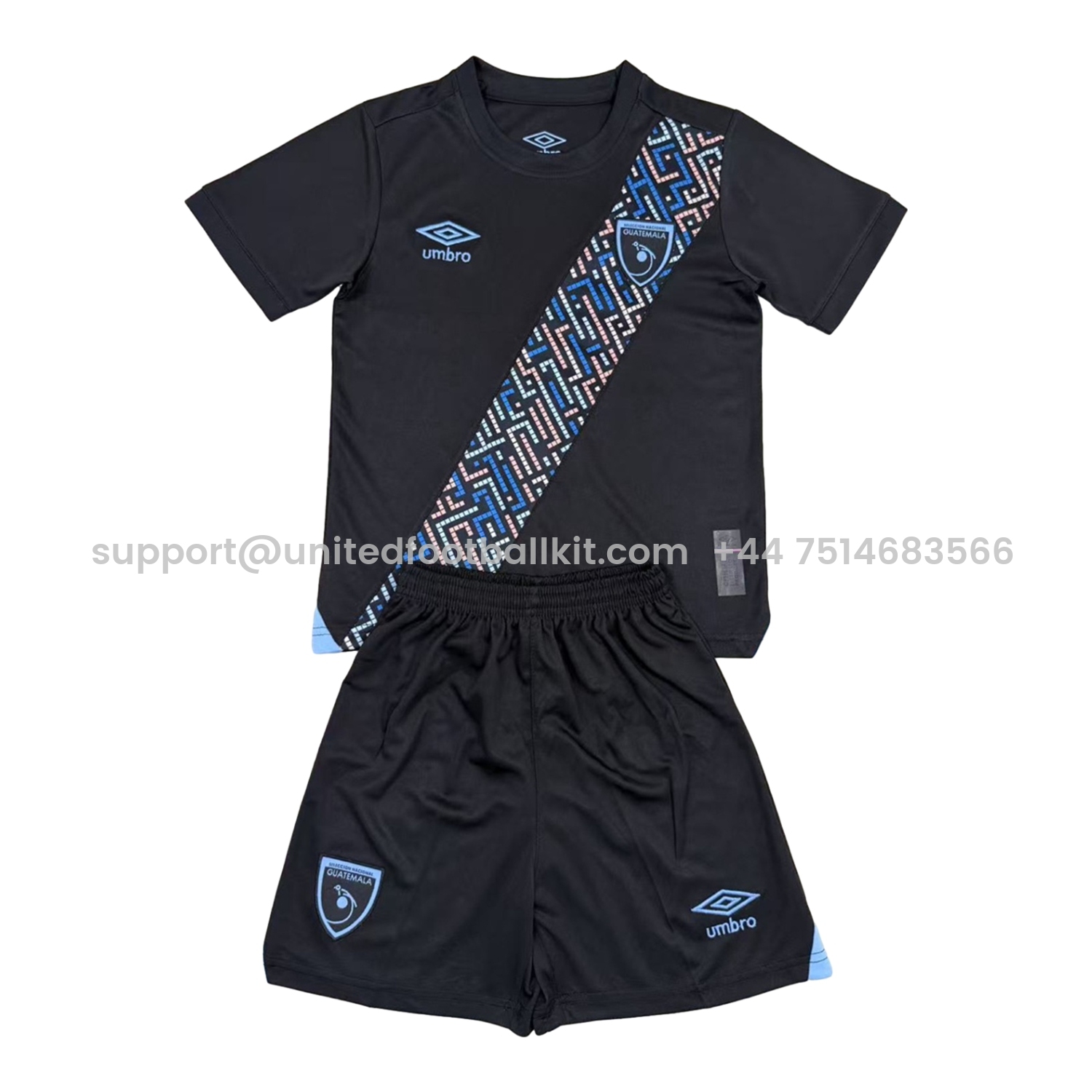 Unitedfootballkit.com | Guatemala 25-26 Third Men's Adult Jersey Set - Fans Version -Customize Name, Number and Patch | Worldwide Shipping