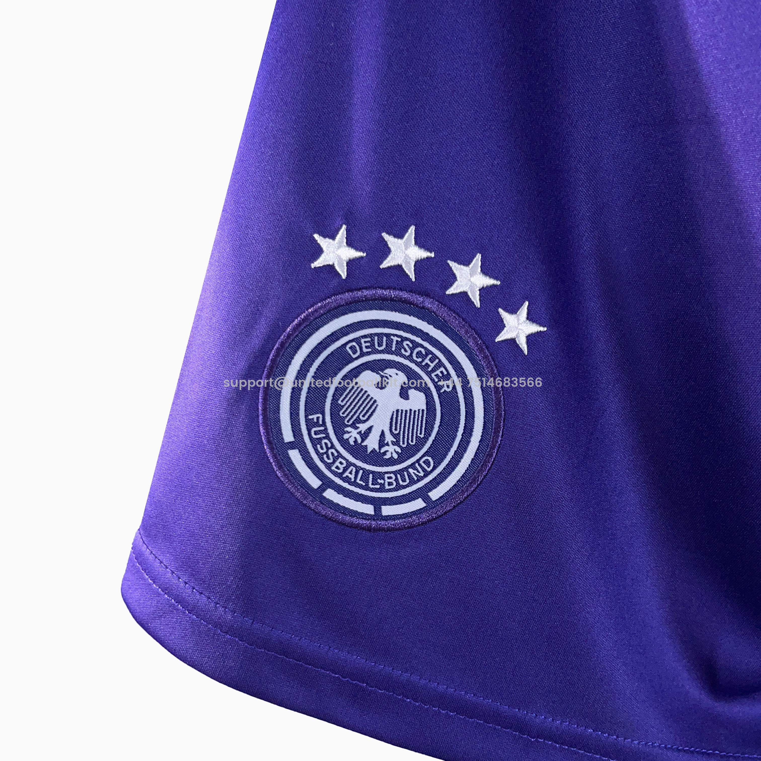 Unitedfootballkit.com | Germany 2024 Away Shorts - Fans Version -Customize Name, Number and Patch | Worldwide Shipping