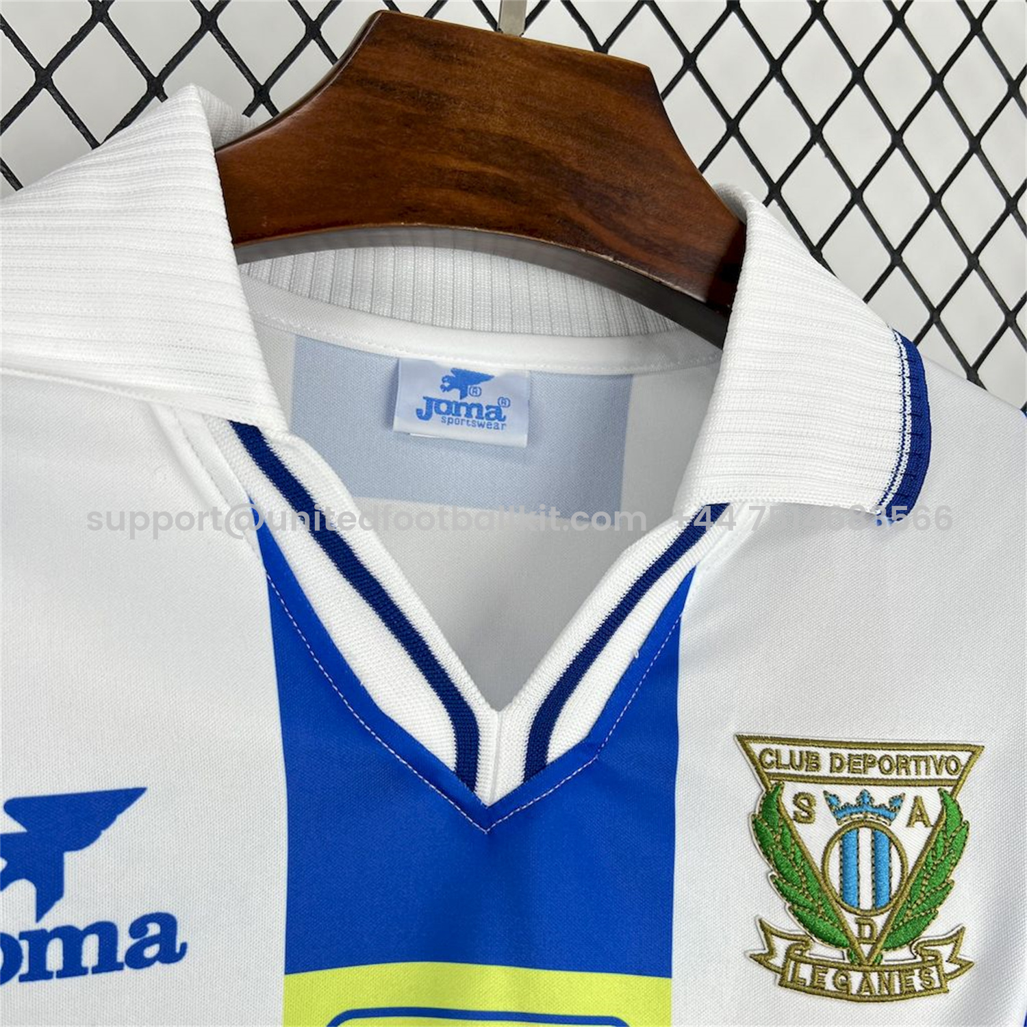 Unitedfootballkit.com | Retro CD Leganés 1998-00 Home Jersey -Customize Name, Number and Patch | Worldwide Shipping