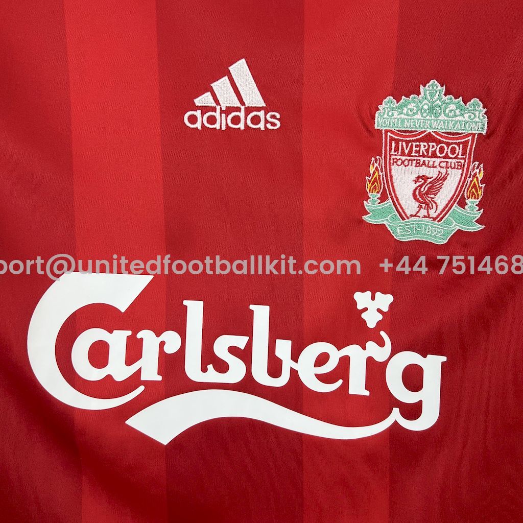 Unitedfootballkit.com | Retro Liver.pool 2008-10 Home Jersey -Customize Name, Number and Patch | Worldwide Shipping