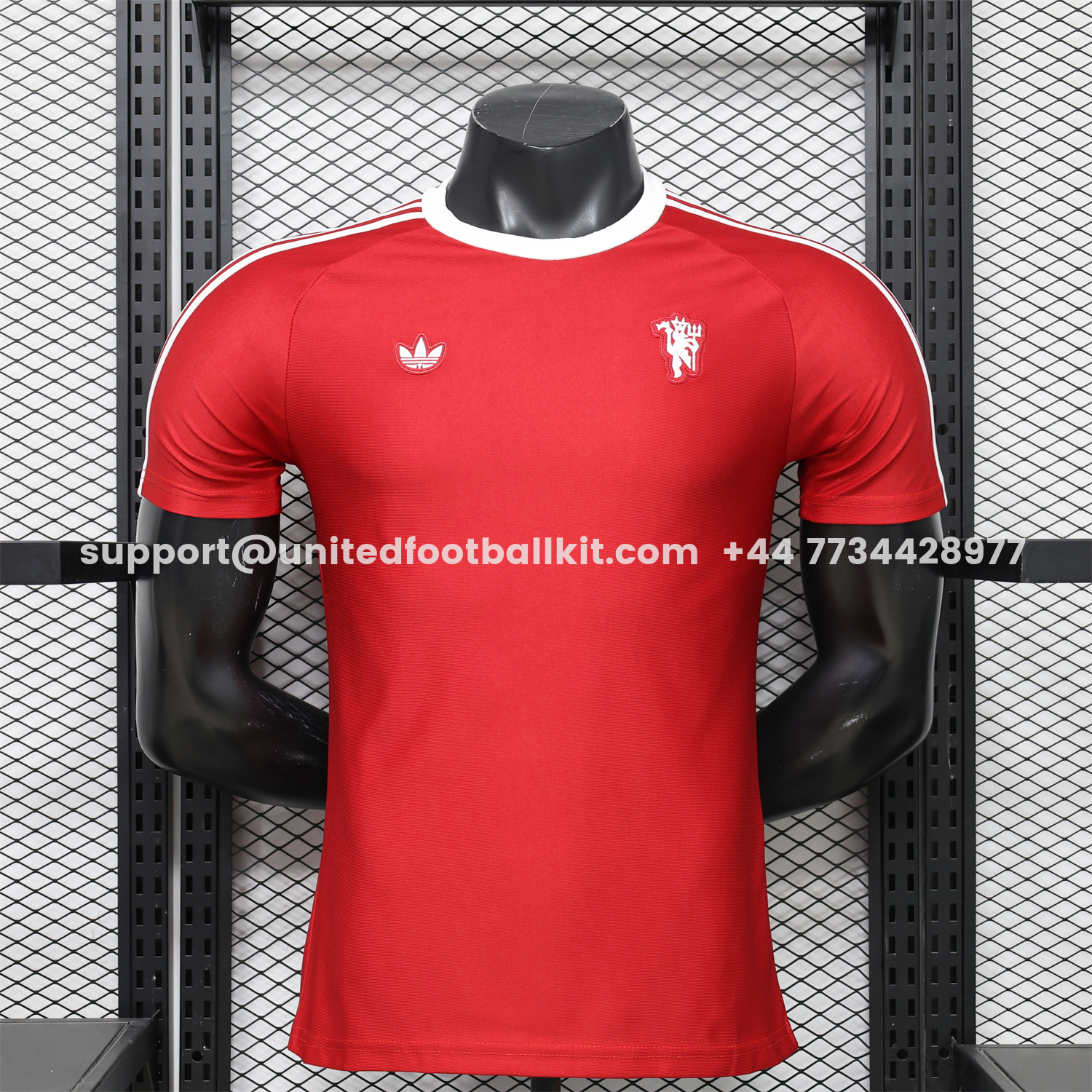 Unitedfootballkit.com | Manchester United 26-27 Red Casual Jersey - Player Version -Customize Name, Number and Patch | Worldwide Shipping