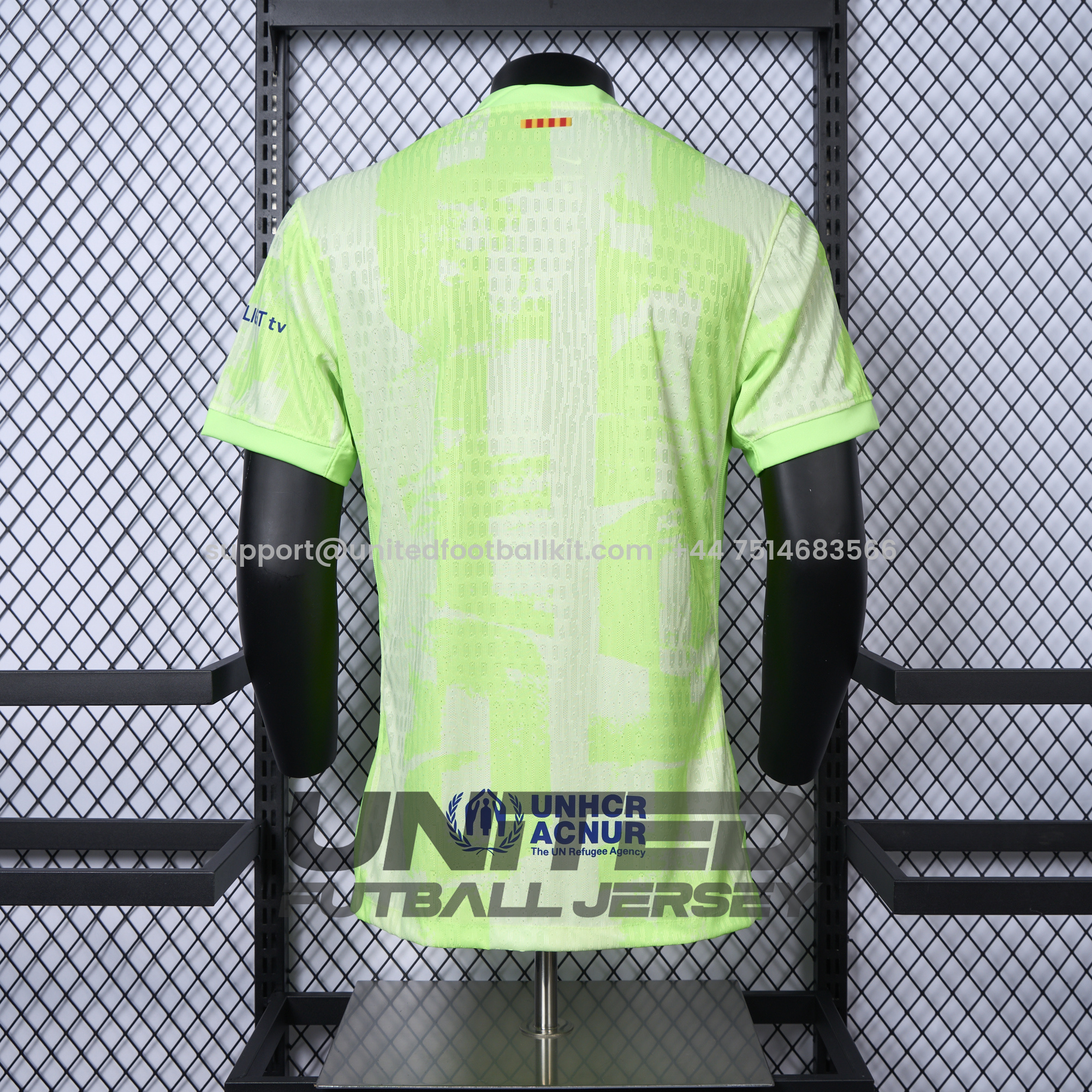 Unitedfootballkit.com | Barcelona 24-25 Third Jersey with Big Logo - Player Version -Customize Name, Number and Patch | Worldwide Shipping