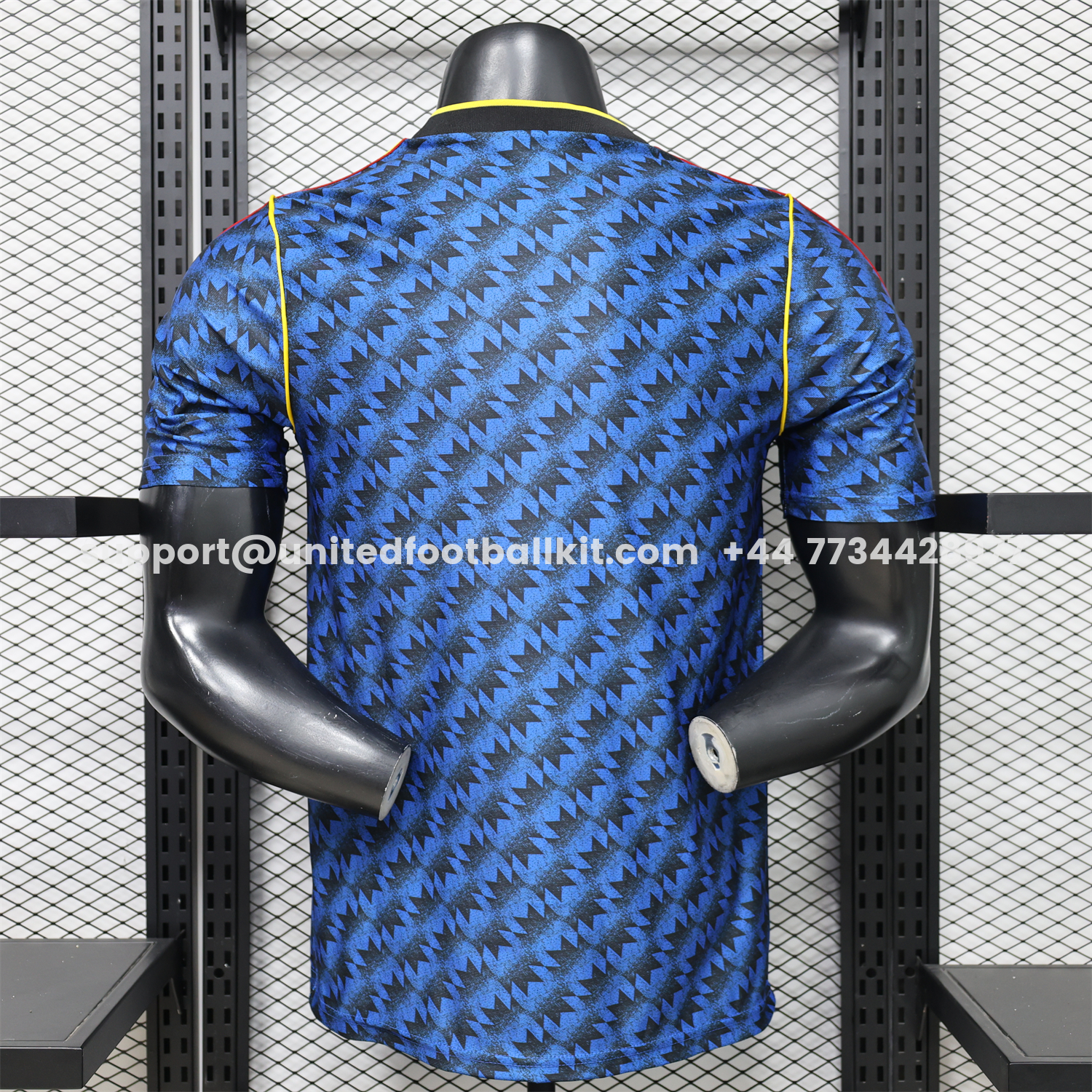Unitedfootballkit.com | Manchester United 26-27 Retro Style Casual Dark Blue Special Jersey - Player Version -Customize Name, Number and Patch | Worldwide Shipping