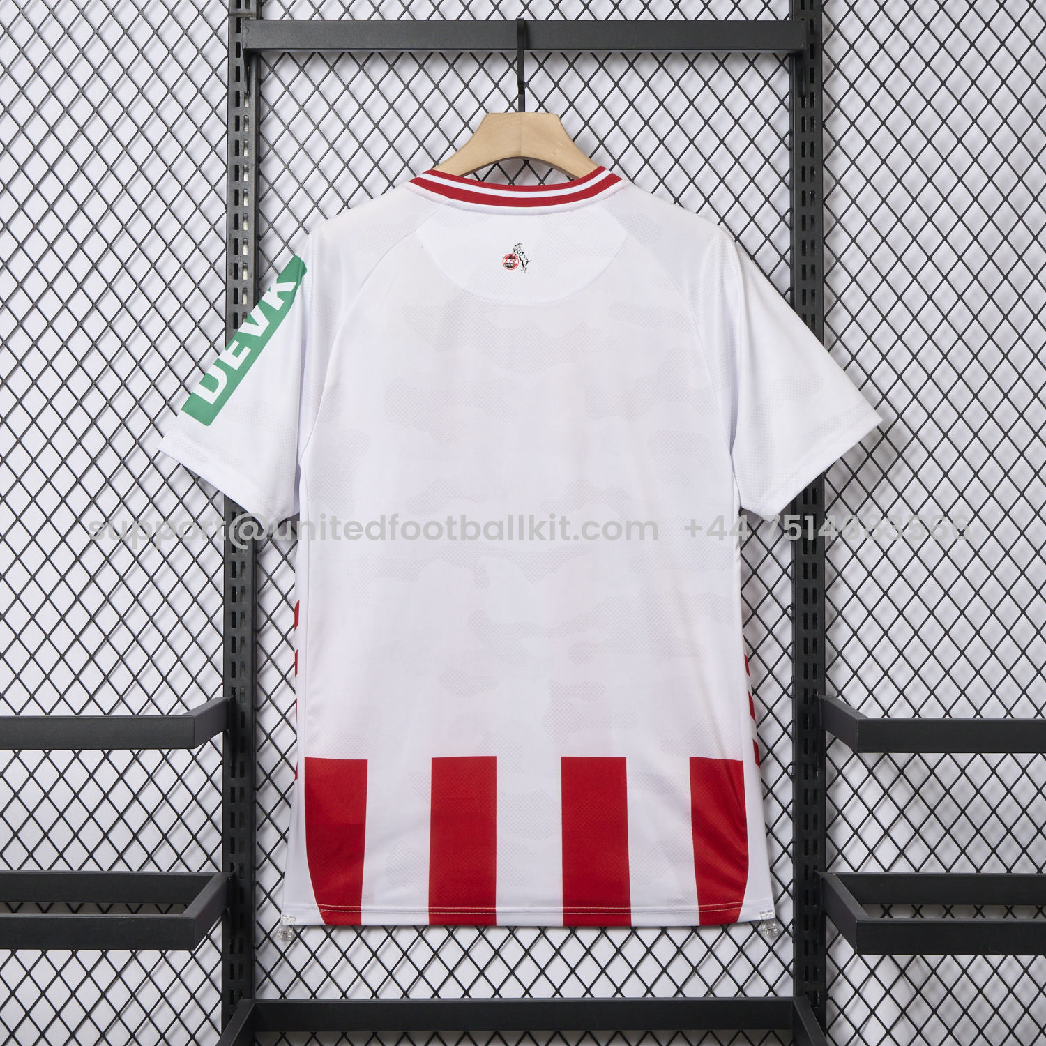 Unitedfootballkit.com | Köln 25-26 Home Jersey - Fans Version -Customize Name, Number and Patch | Worldwide Shipping