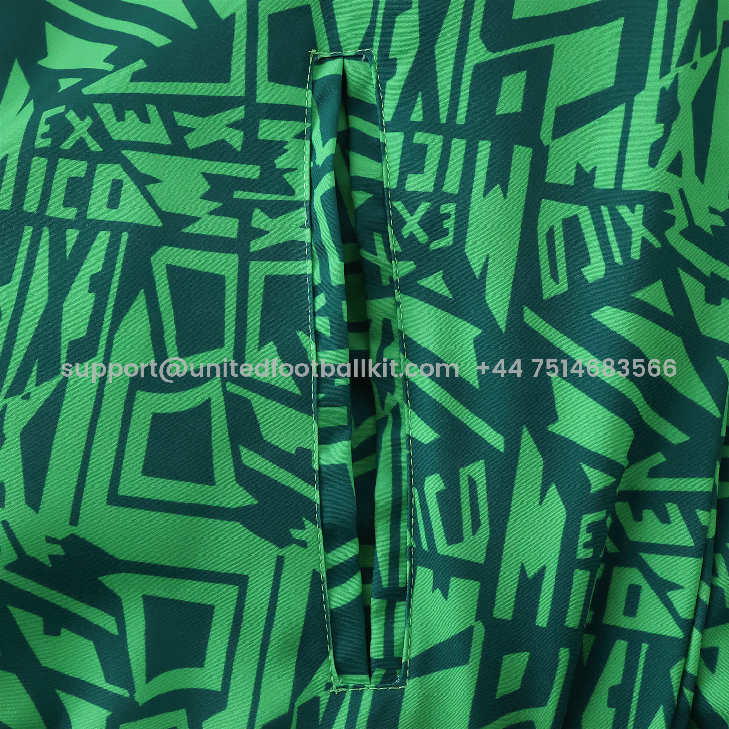 Unitedfootballkit.com | Retro Mexico 1994 Retro Style Double Sided Reversible Windbreaker - Green & Grey -Customize Name, Number and Patch | Worldwide Shipping