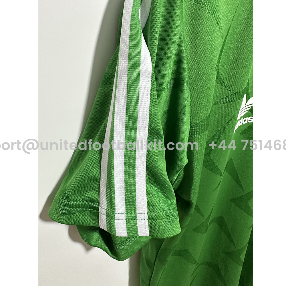 Unitedfootballkit.com | Retro Ireland 1990 Home Unsponsored Jersey -Customize Name, Number and Patch | Worldwide Shipping
