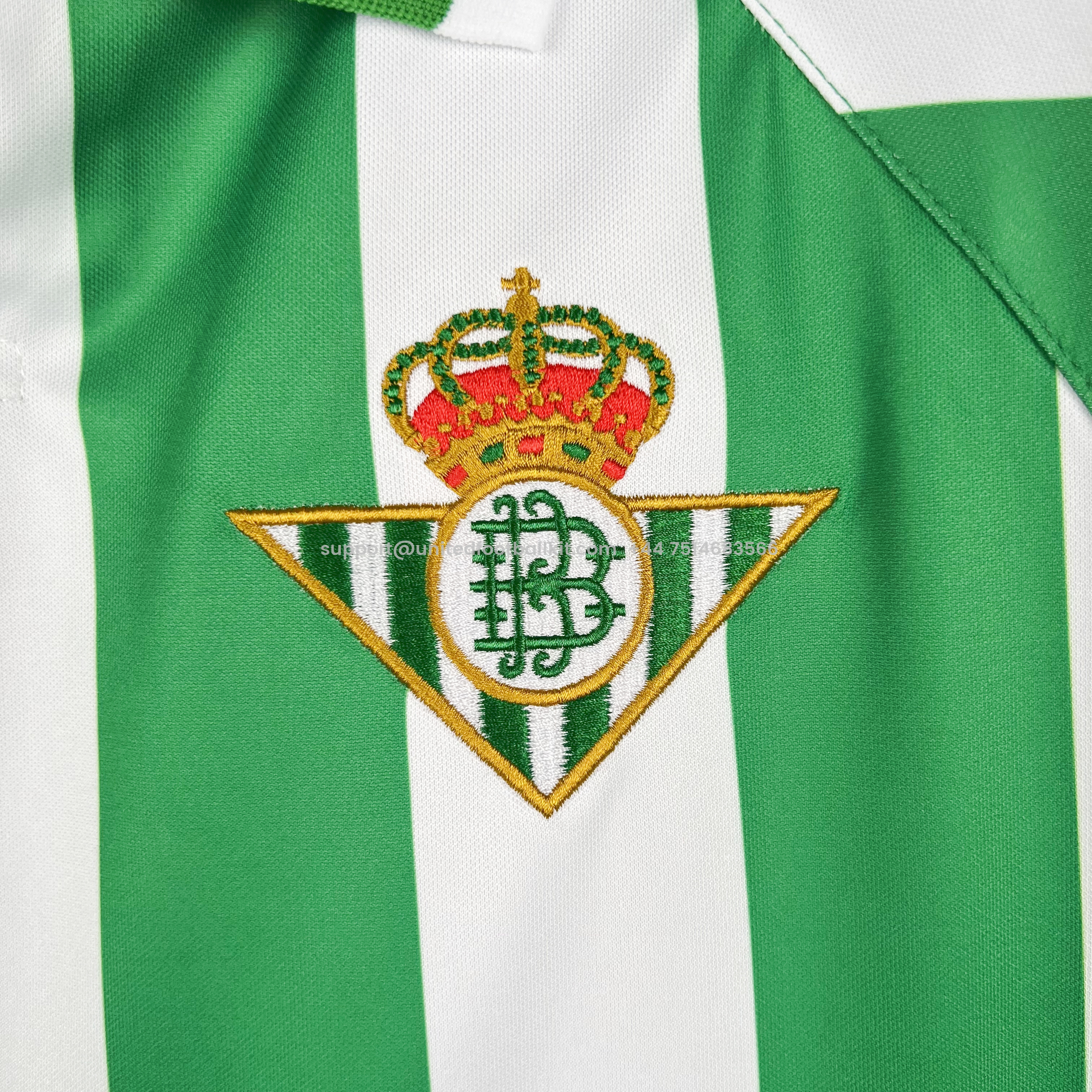 Unitedfootballkit.com | Retro Real Betis 2000-01 Home Stadium Jersey -Customize Name, Number and Patch | Worldwide Shipping
