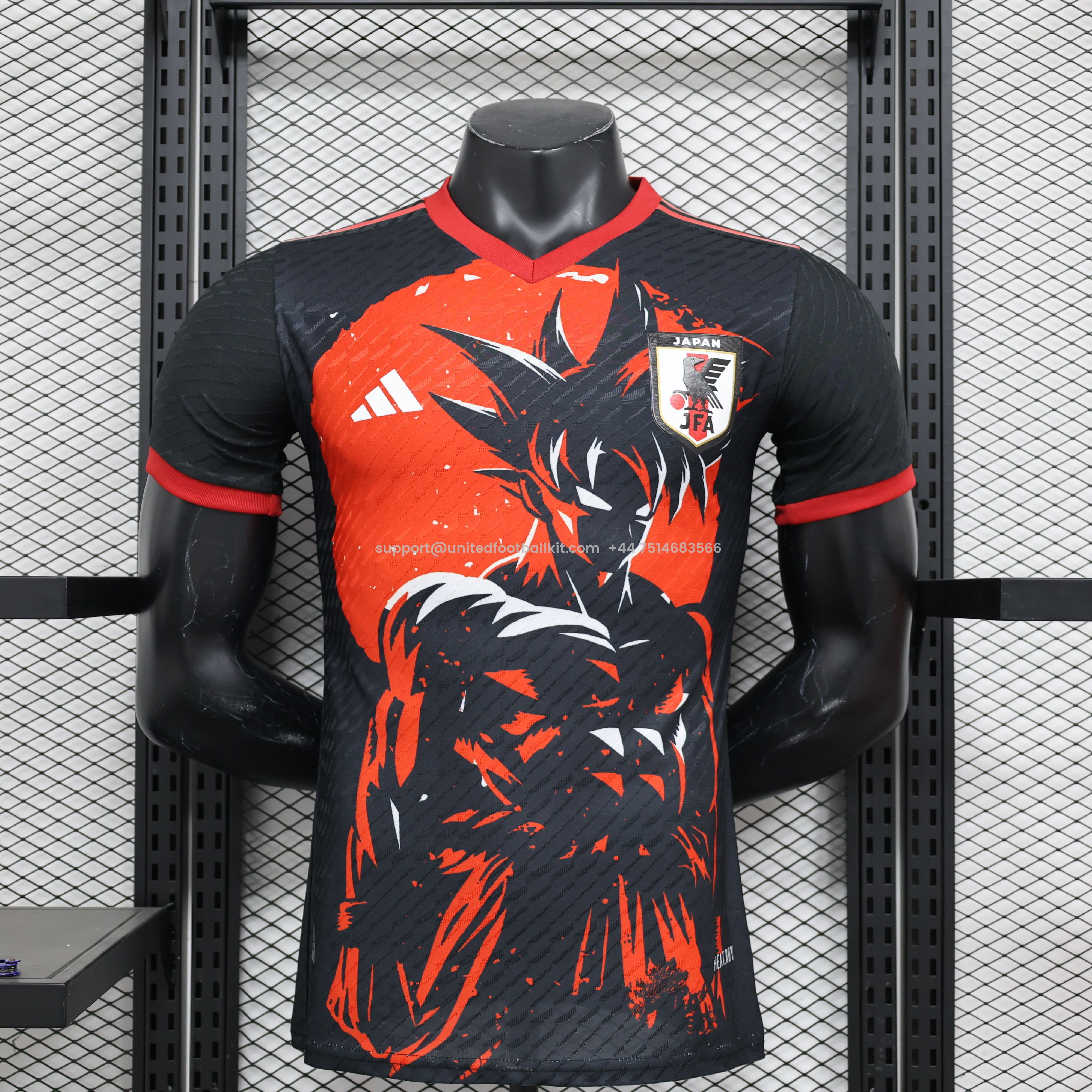 Unitedfootballkit.com | Japan 2024 Super Saiyan Special Edition Jersey - Player Version -Customize Name, Number and Patch | Worldwide Shipping
